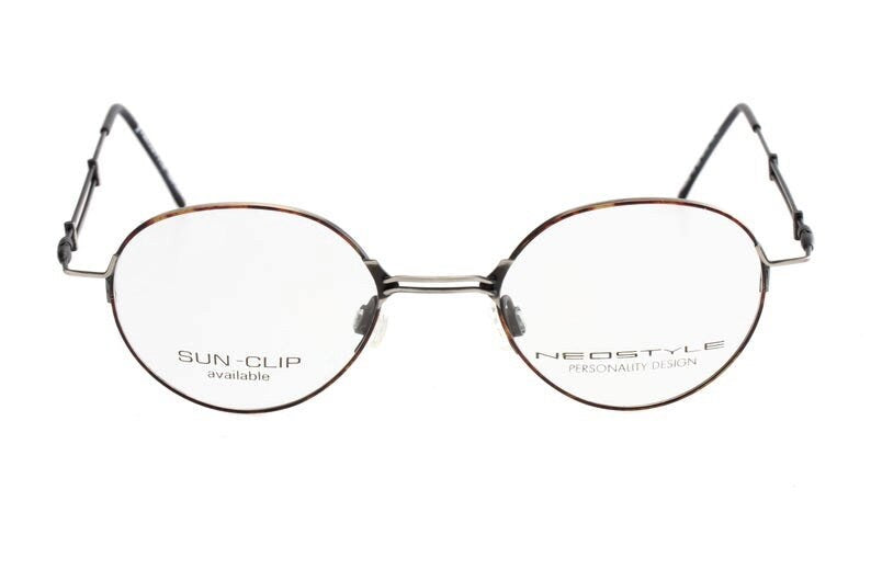 Neostyle College round ultra light titanium eyeglasses frames in 3 colorways, NOS 90s Germany