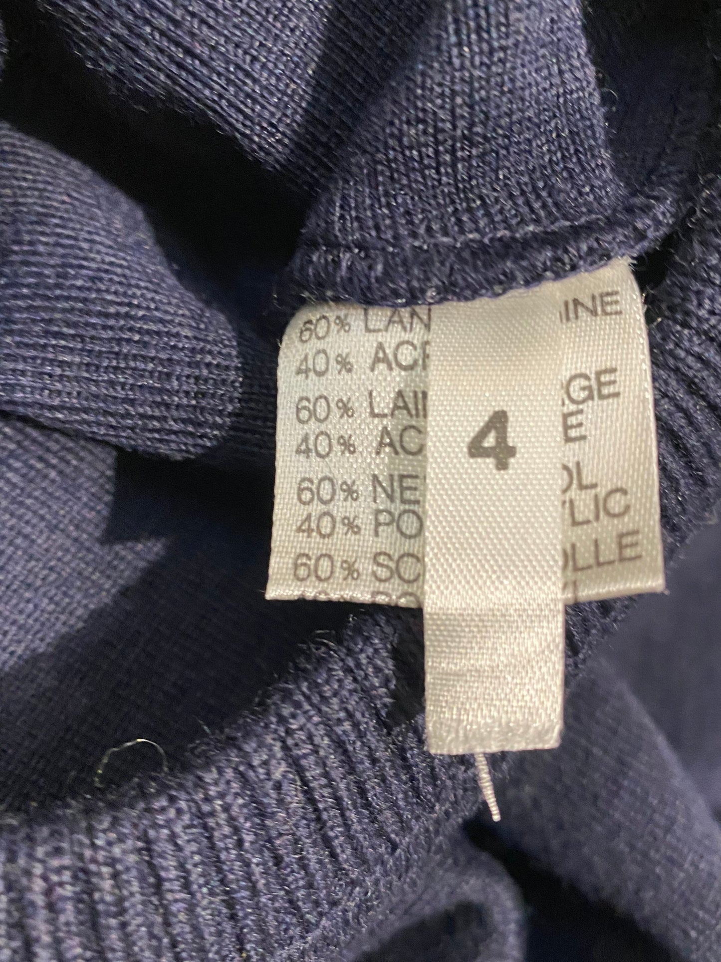 Paul&Shark Yachting BNWT navy wool sailor style jumper w pocket, mint