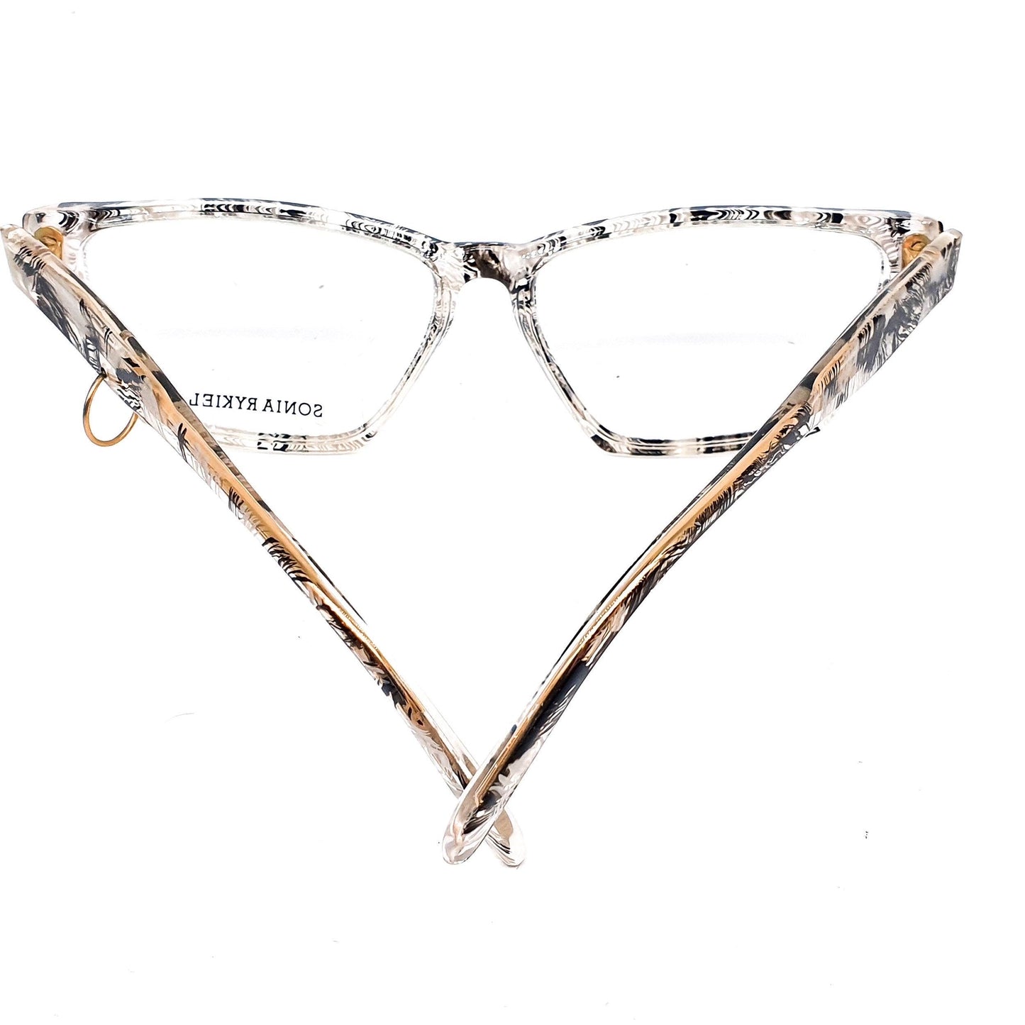 Sonia Rykiel SR-13 new wave cateye square frames in 2 crazy colors, NoS 80s France