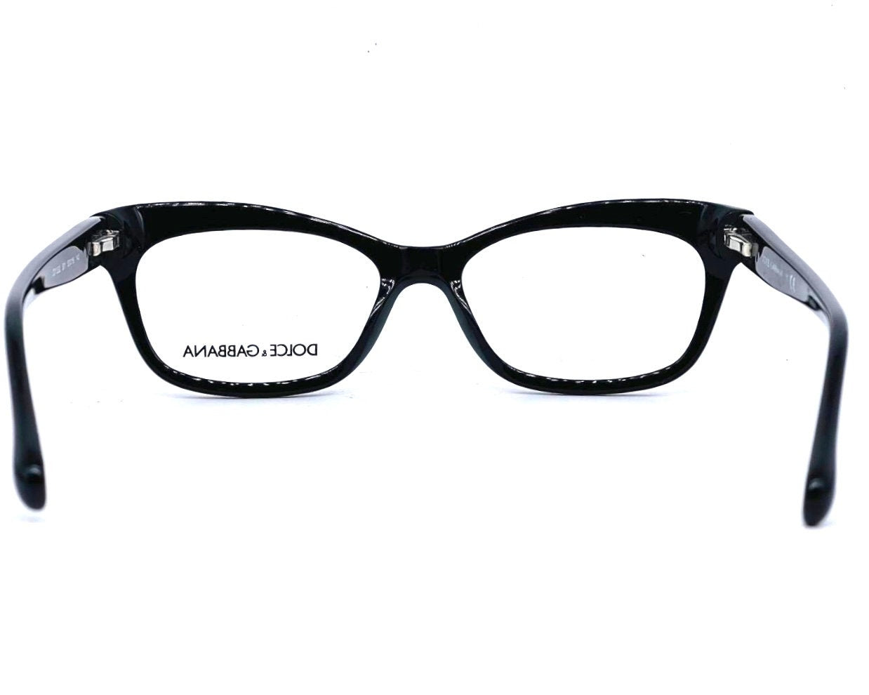 Dolce & Gabbana 1232 classy black Cateye ladies eyeglasses Frames, Y2K NOS mint