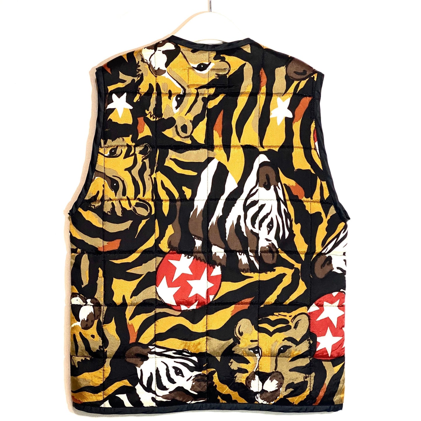 Iceberg 90s baroque tiger/zebra animalier vest, great condition, sz 42