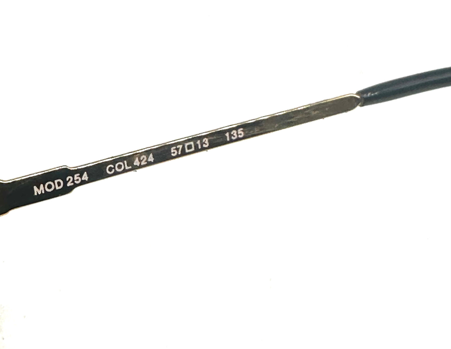 Cazal 254 avant-garde golden dbl bridge sunglssses with colorful enameled details, NoS 80s W Germany