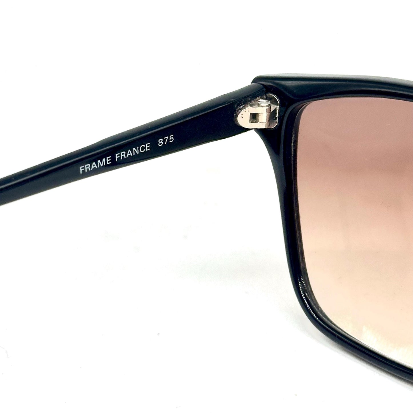 Jean-Louis Scherrer Paris frame 875 yellow and black design oversize sunglasses. 90s NOS France