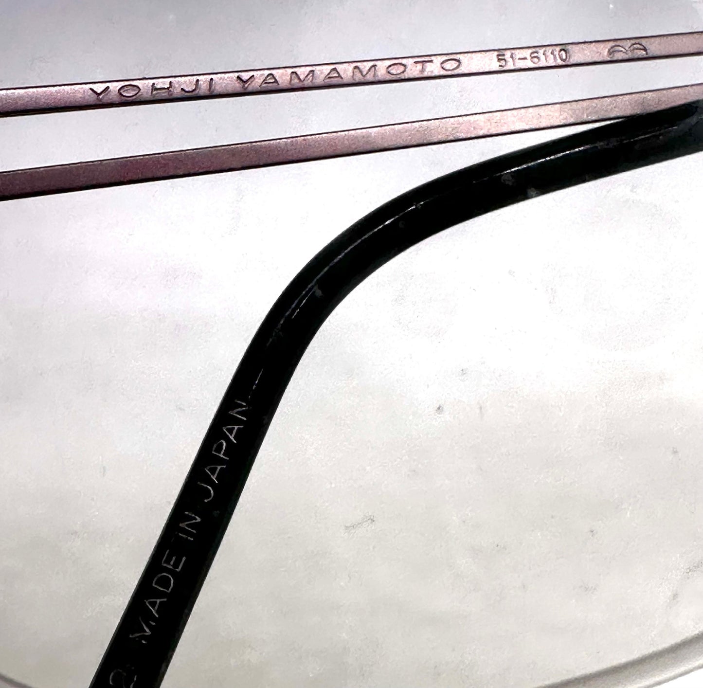 Yohji yamamoto 51-6110 square steampunk sunglasses made in Japan, 90s NoS