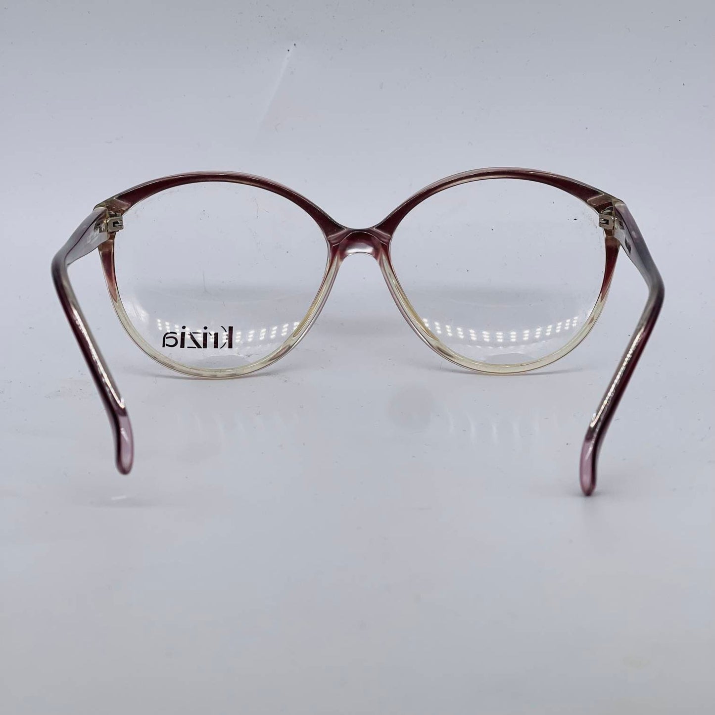 Krizia 205 ladies round oversized cateye sunglasses in 3 colorways, NOS 80s
