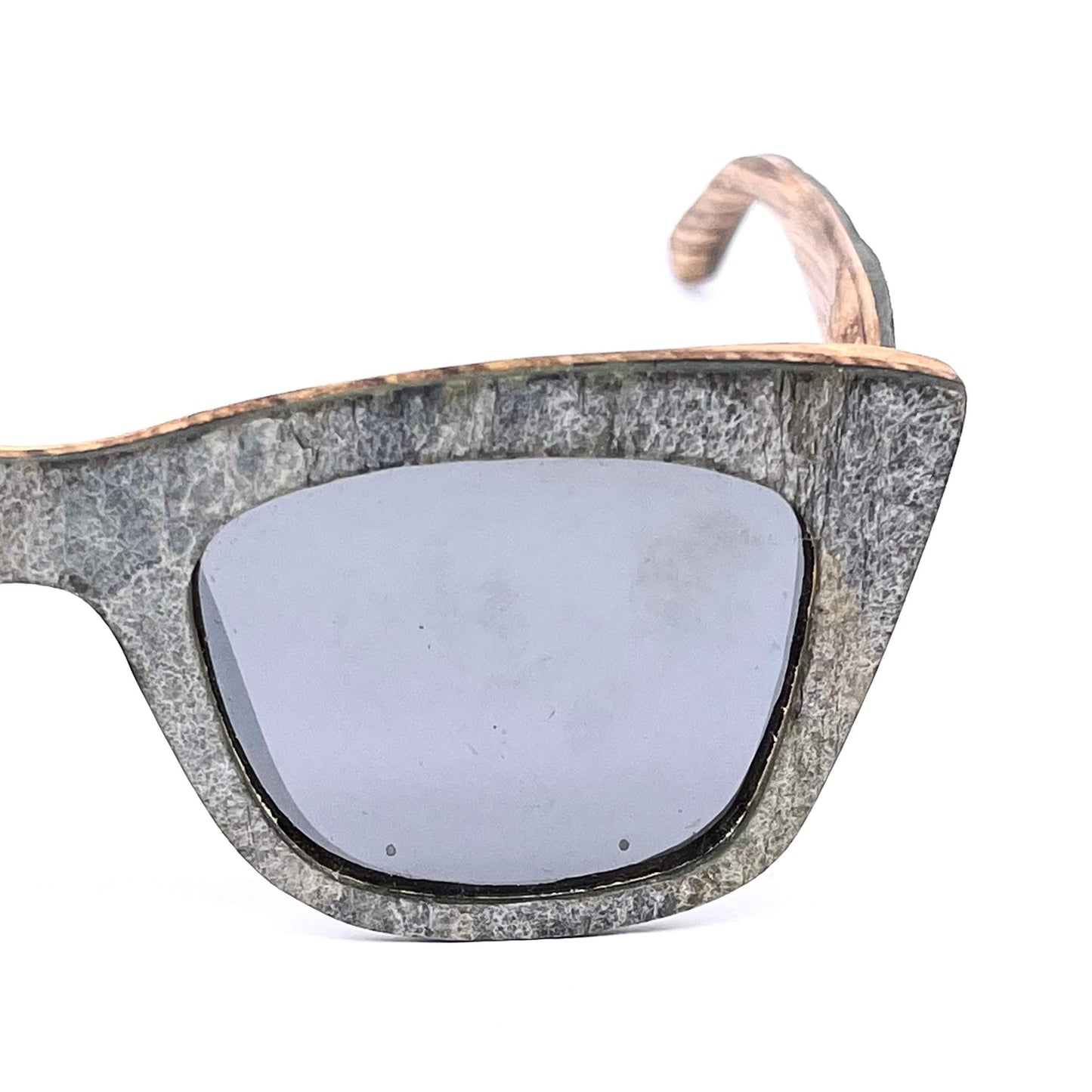 Artisanal Real Wood&Stone layered handmade sunglasses, brand new sampling piece.