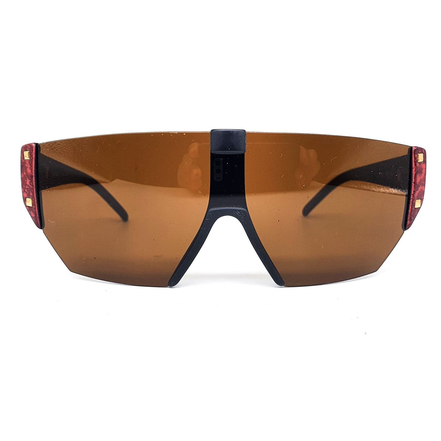 Valentino Garavani 585 cool shield sunglasses made in Italy, 1980s NOS