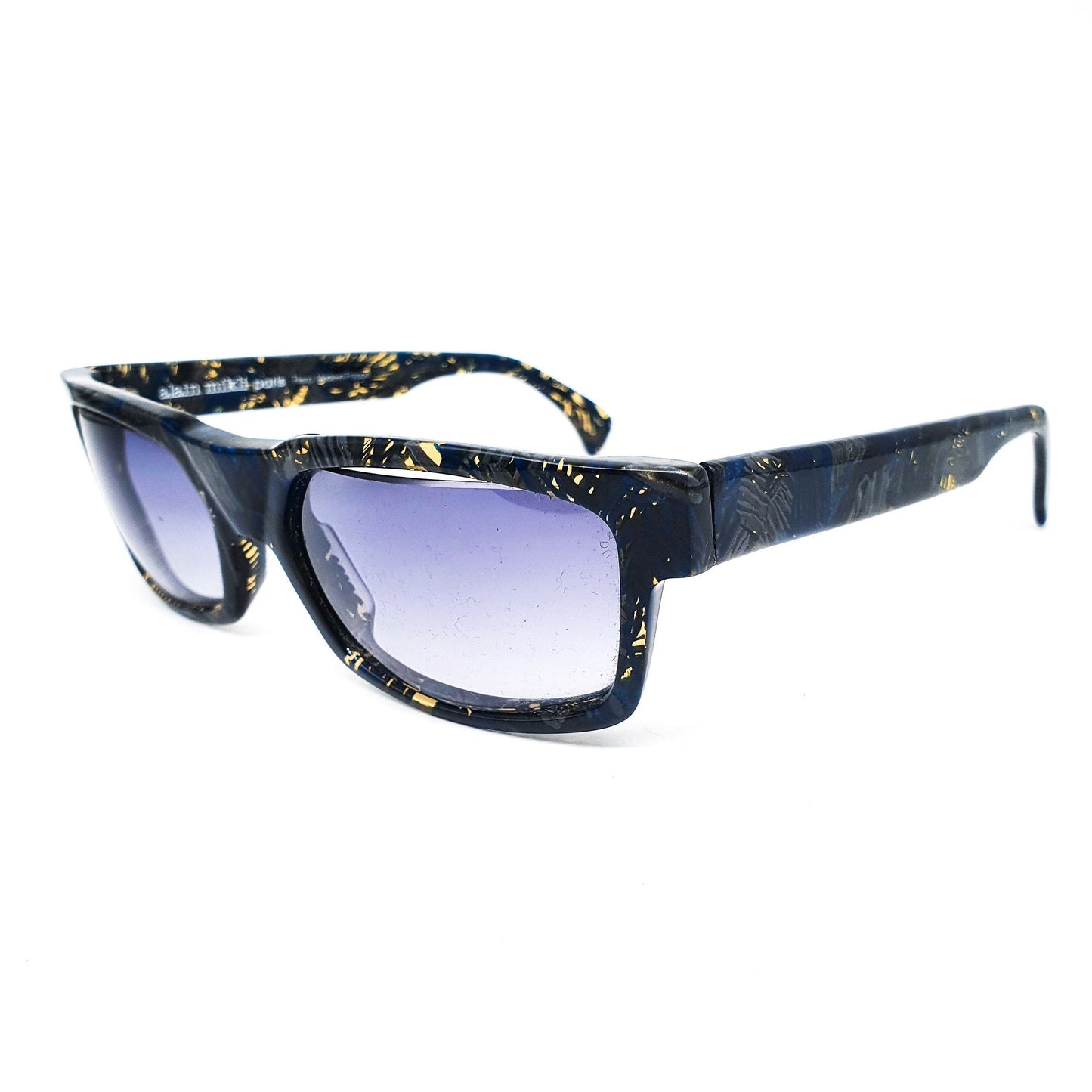 Alain Mikli 715 396 square acetate sunglasses, 90s NOS handmade in France
