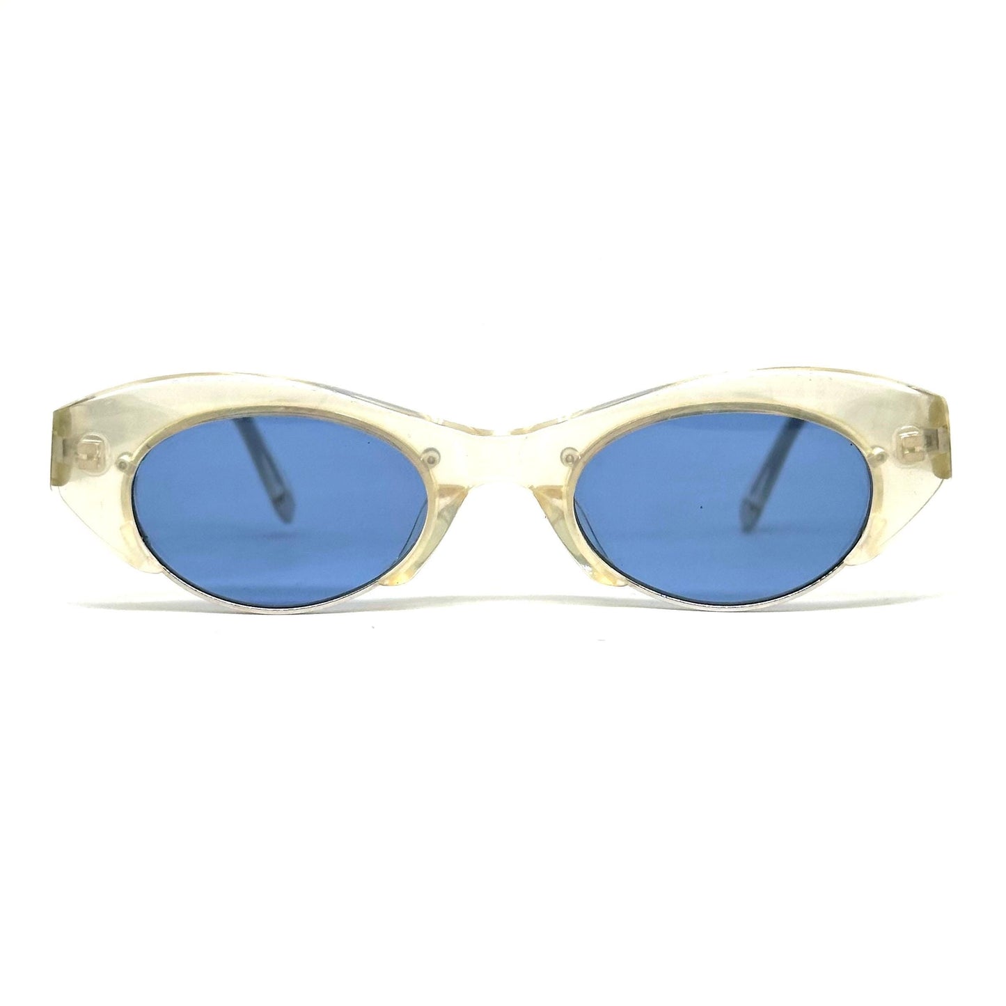 MATSUDA 10612 Mother of Pearl and Matte Dark Green Marble Steampunk Vintage Sunglasses Made in Japan 90s NOS