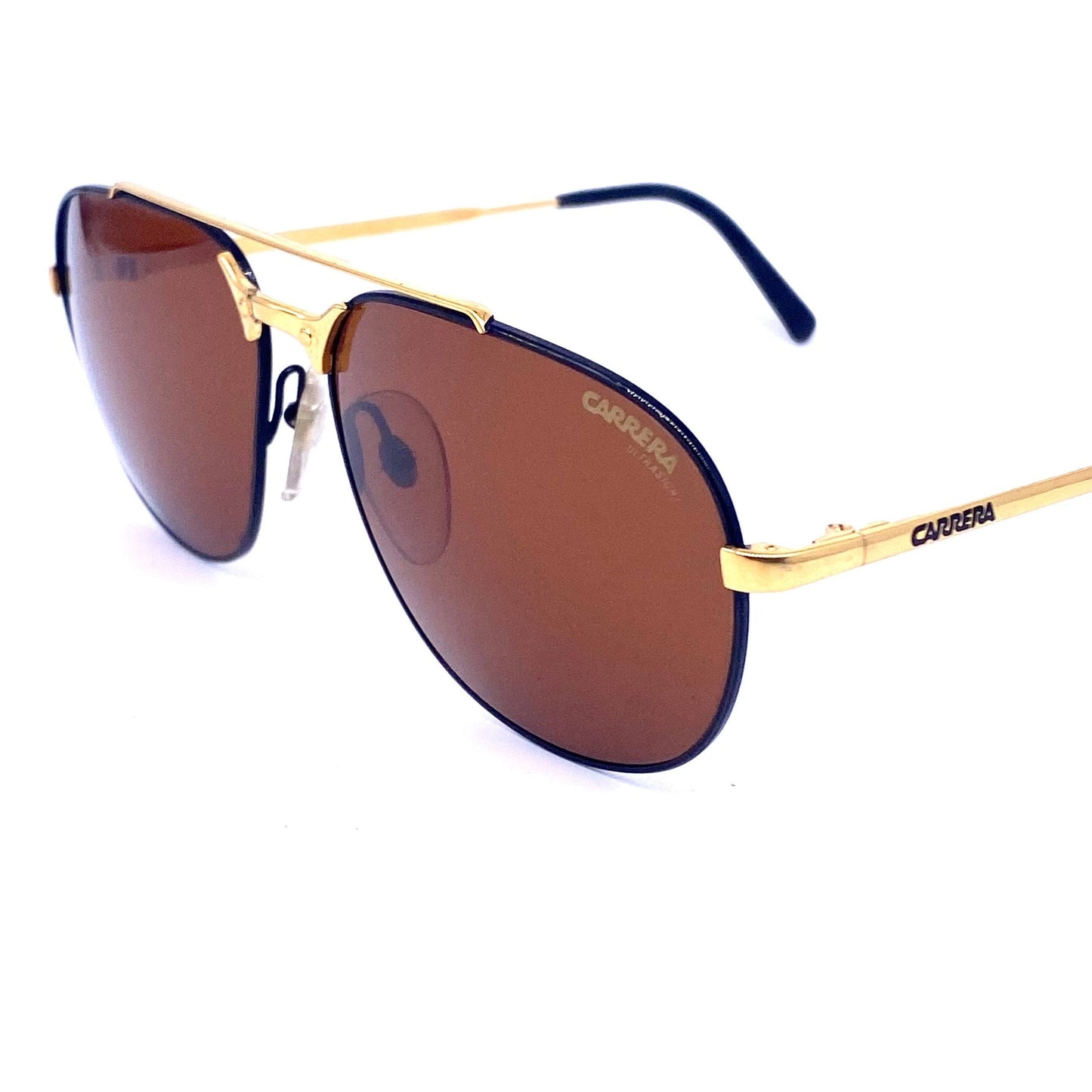 Carrera 5469 luxury aviator sunglasses, gold with black ena
