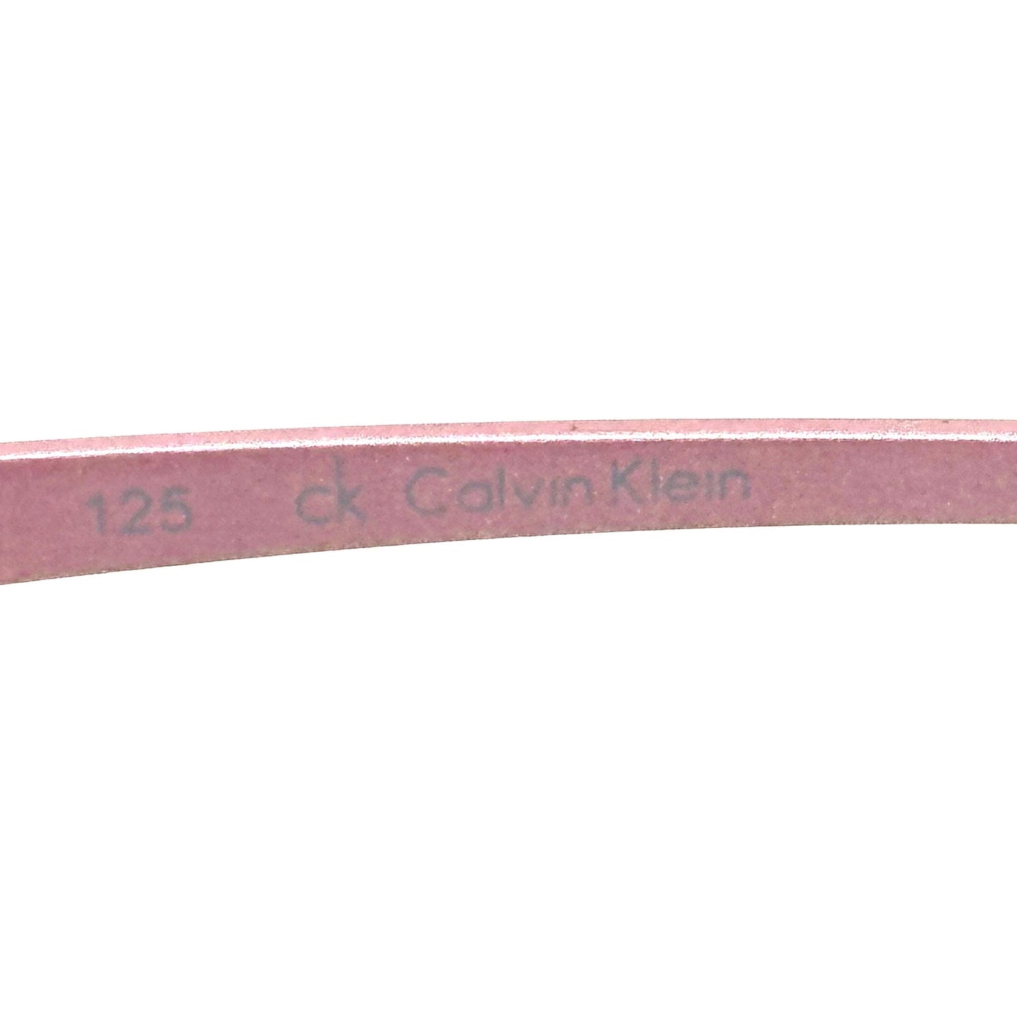Calvin Klein 2053S 204 early y2k pink square rimless sunglasses made in Italy, NOS
