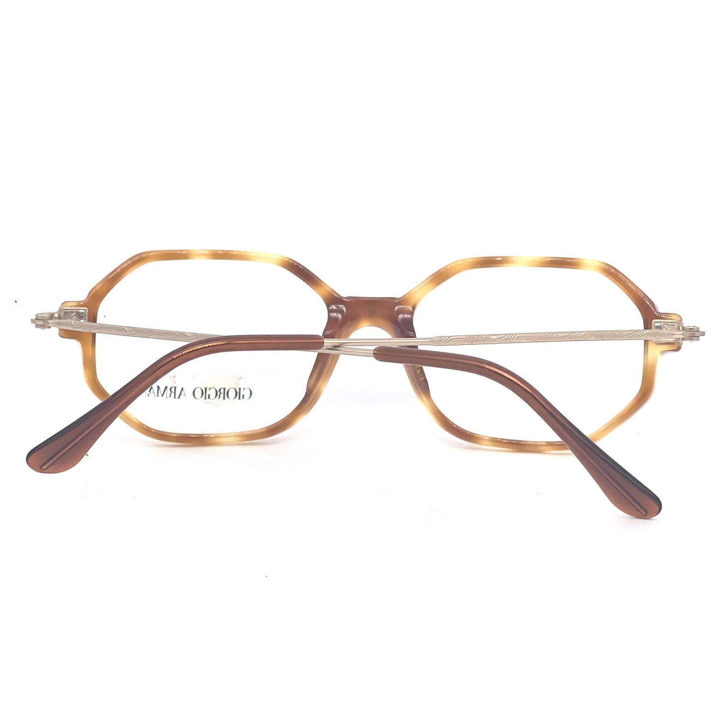 Giorgio Armani 349 tortoise square eyglasses frames made in Italy sunglasses made in Italy in the 80s, NOS
