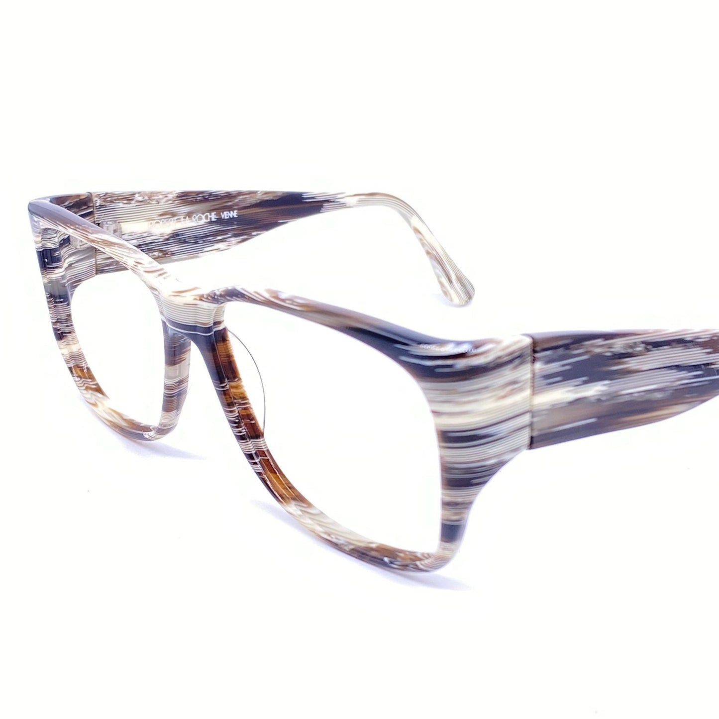Robert La Roche beautiful square acetate frames in 6 colorways, mint NOS 80s