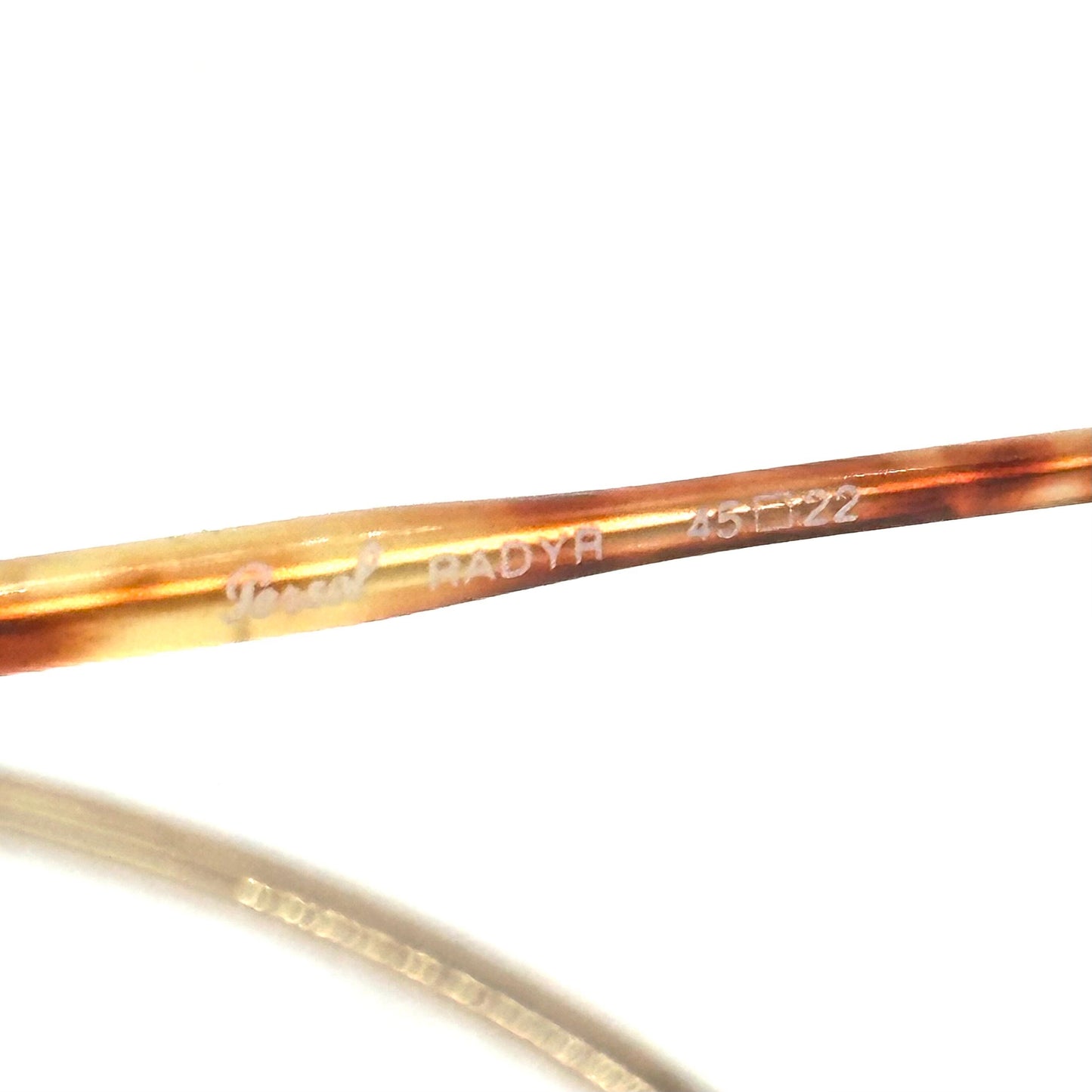 Persol Ratti Radyr pantos / round golden metal eyeglasses hand made in italy, 80s NoS