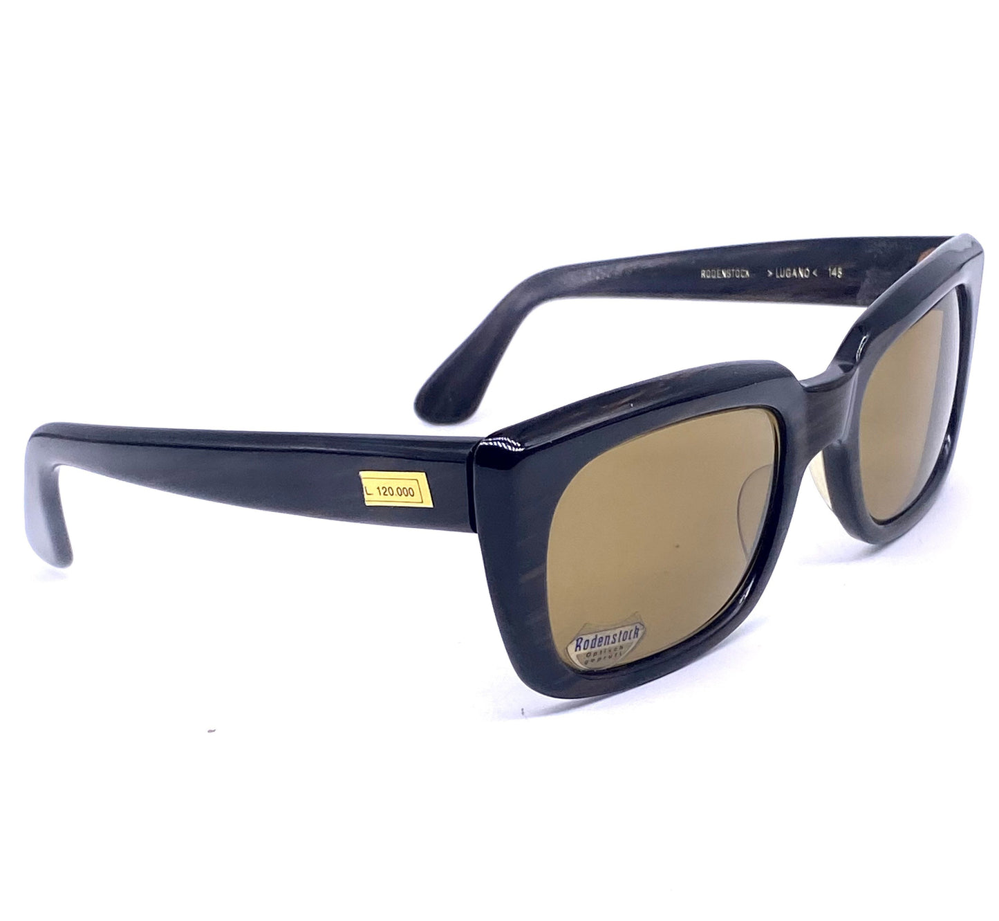 Rodenstock Lugano elegant thick square sunglasses made in Germany, NOS 2 60s colours
