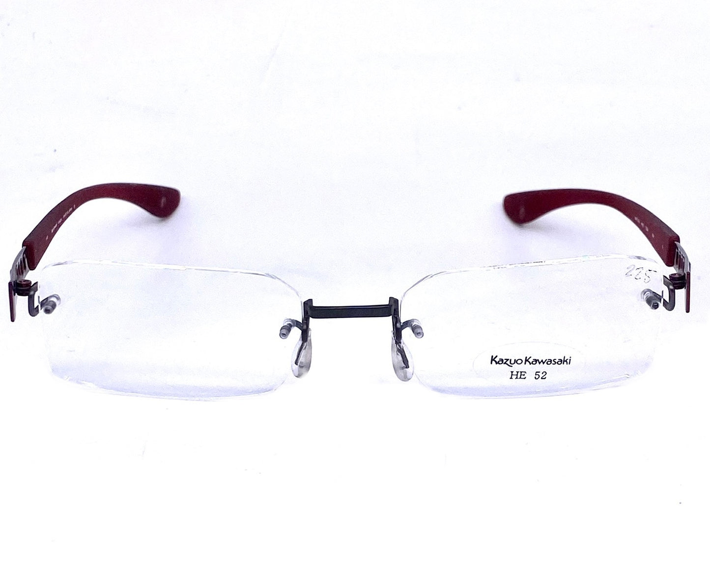 Kazuo Kawasaki MP706 - Masunaga B-Titanium rimless frames handmade in Japan, 6 colors