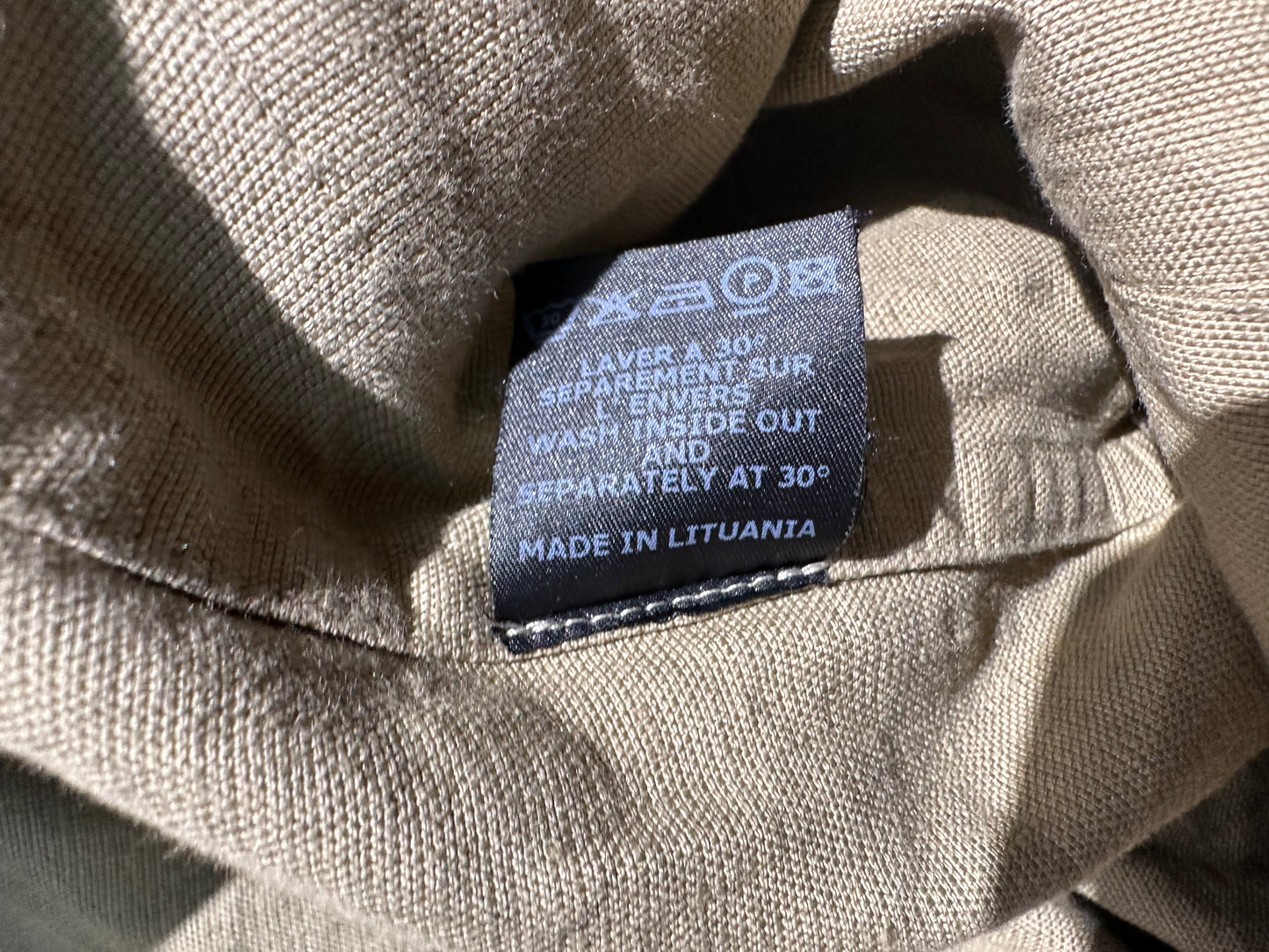 Isabel Marant military snap-up linen drawstring jacket w cropped sleeve sz 36 mint
