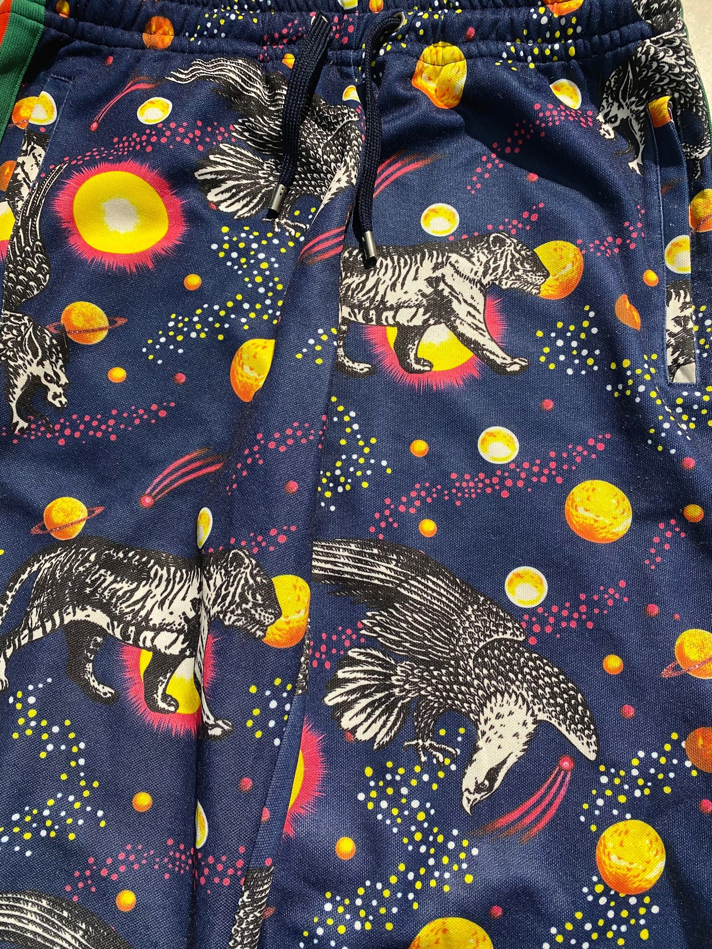 Gucci Space Animals blue trackpants in great condition sz M