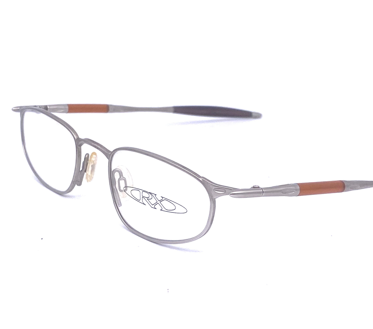 Oakley 00 M.Jordan collectors Matt silver eyeglasses frames, 90s NOS