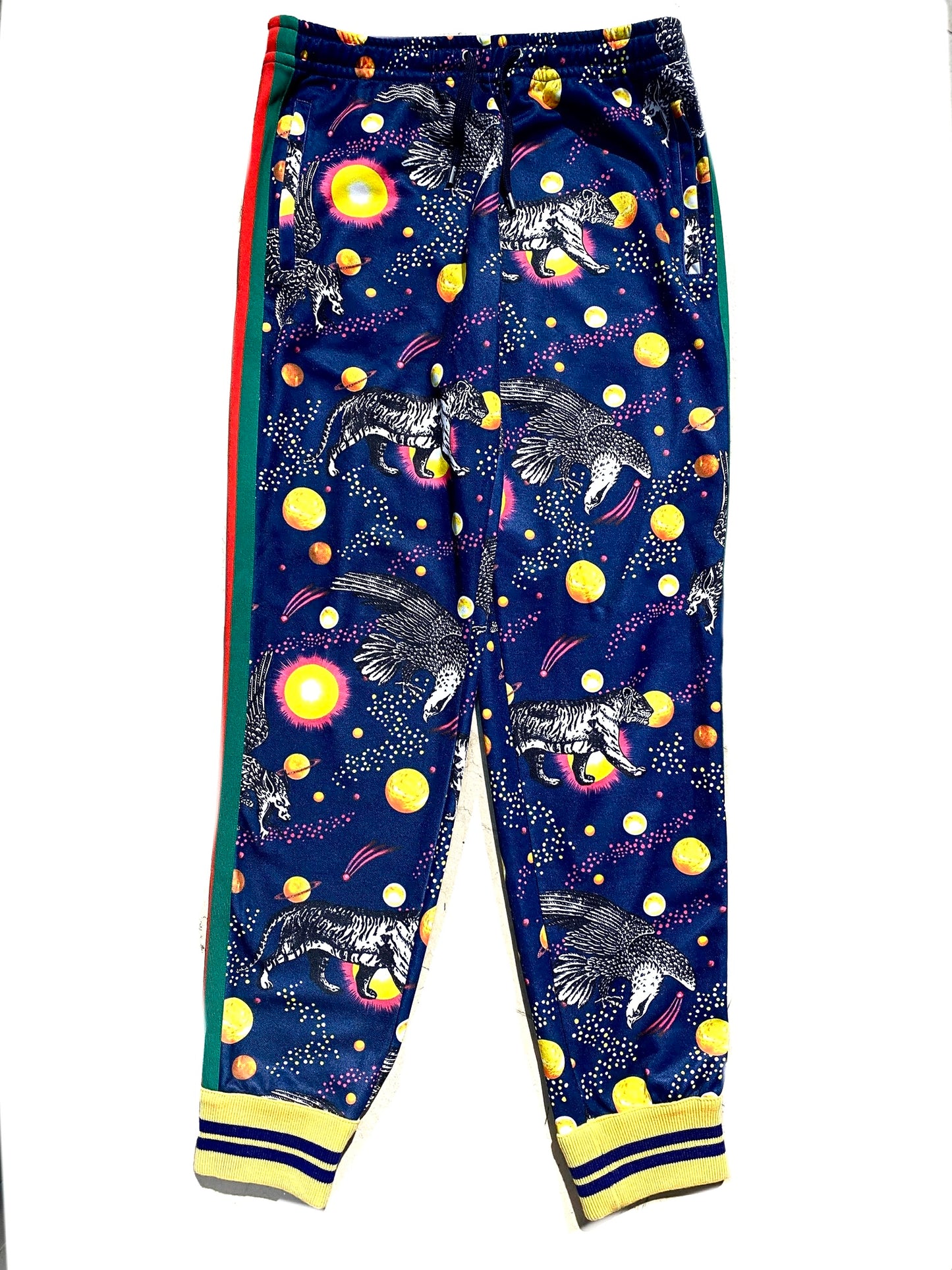 Gucci Space Animals blue trackpants in great condition sz M