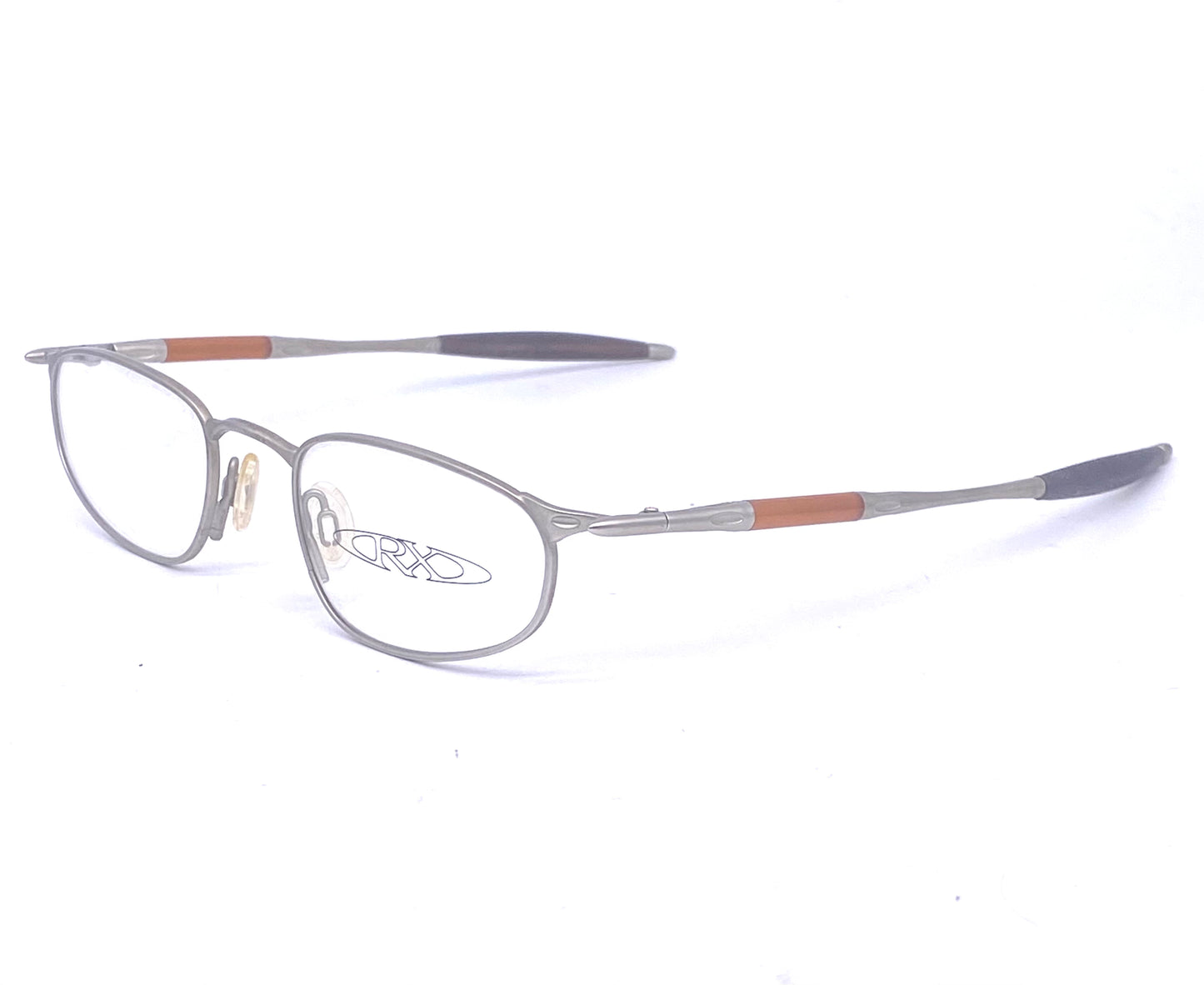 Oakley 00 M.Jordan collectors Matt silver eyeglasses frames, 90s NOS