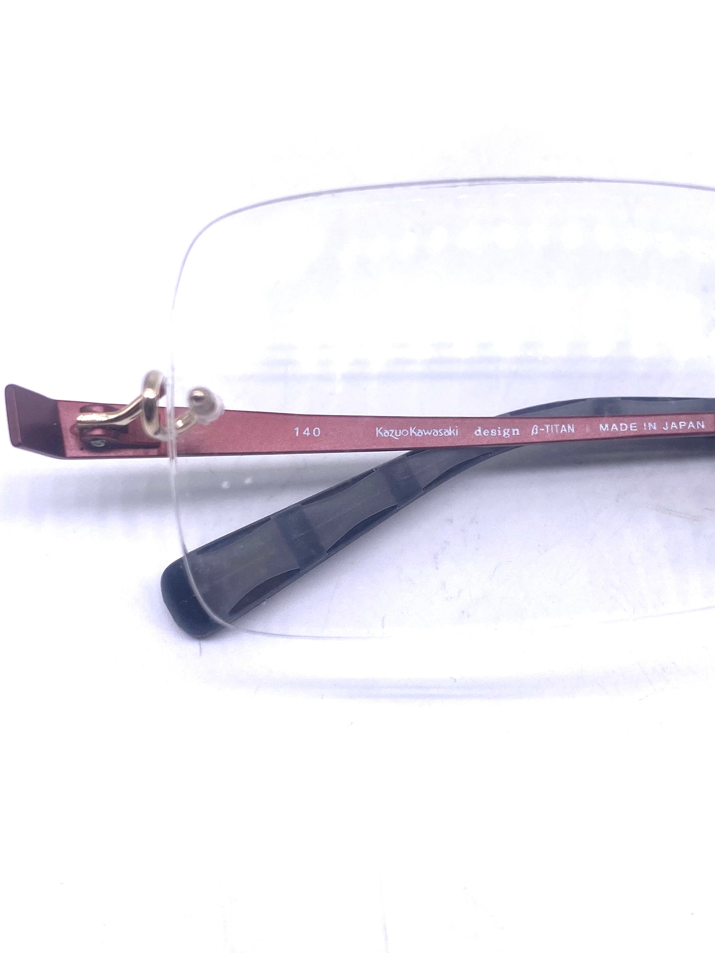 Kazuo Kawasaki MP703 - Masunaga B-Titanium rimless frames handmade in Japan
