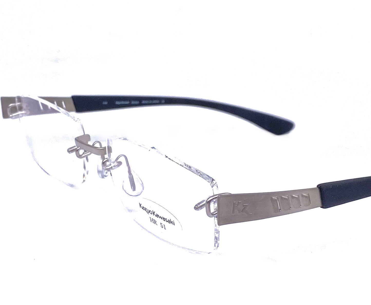 Kazuo Kawasaki MP706 - Masunaga B-Titanium rimless frames handmade in Japan, 6 colors