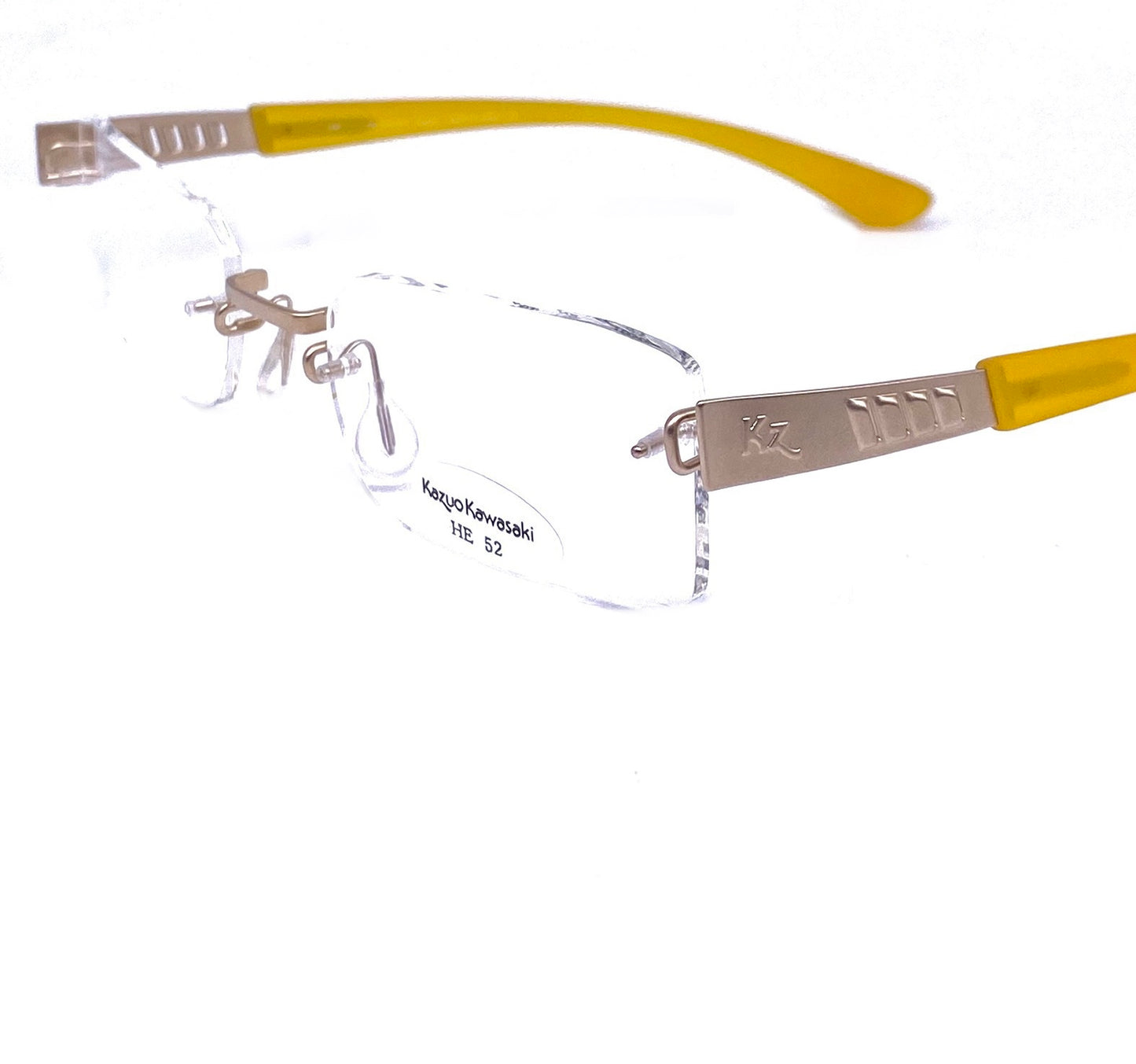 Kazuo Kawasaki MP706 - Masunaga B-Titanium rimless frames handmade in Japan, 6 colors