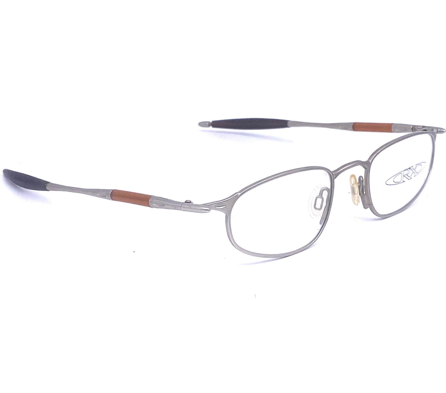 Oakley 00 M.Jordan collectors Matt silver eyeglasses frames, 90s NOS