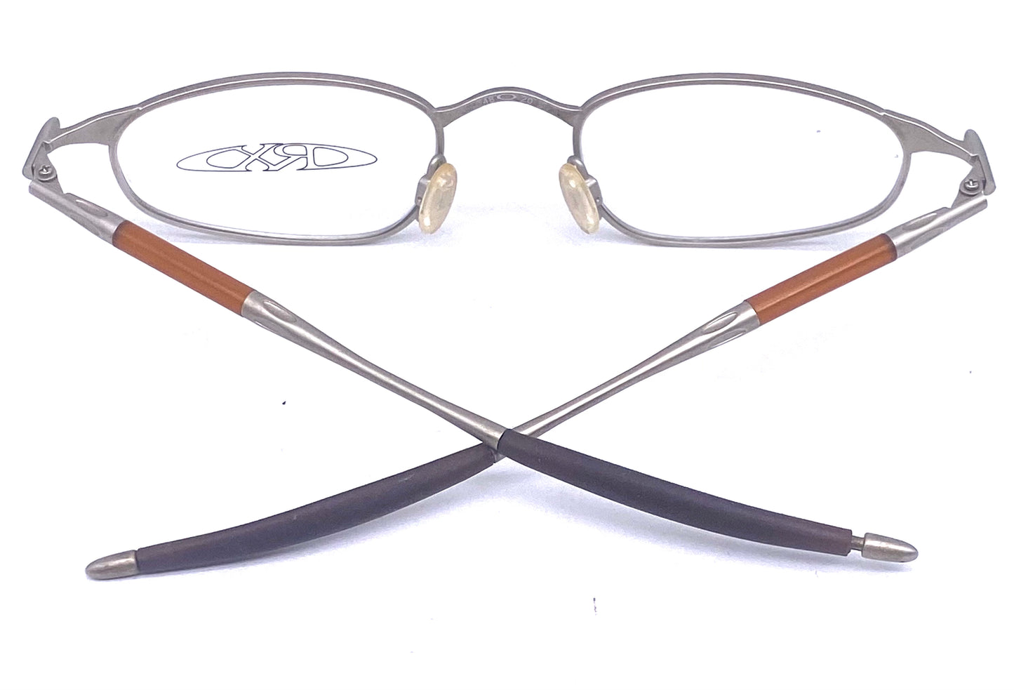 Oakley 00 M.Jordan collectors Matt silver eyeglasses frames, 90s NOS