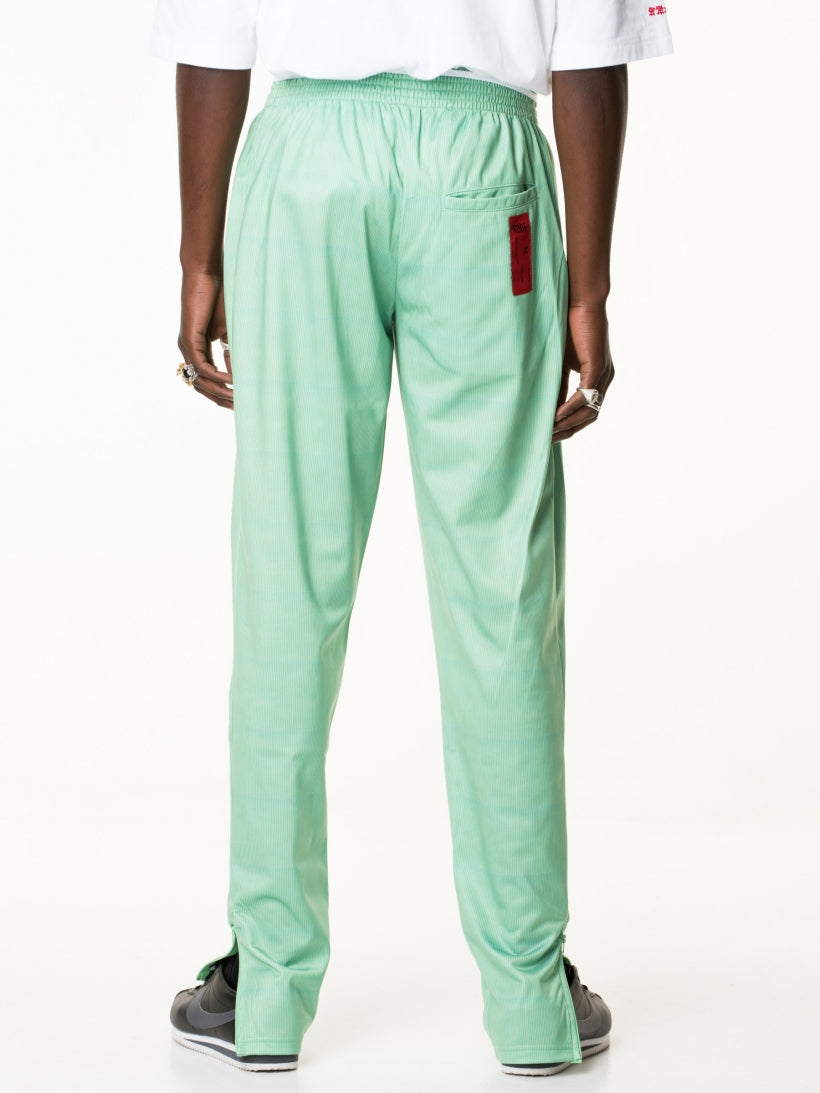 Kids of Broken Future Green pinstripe trackpants XL BNWT