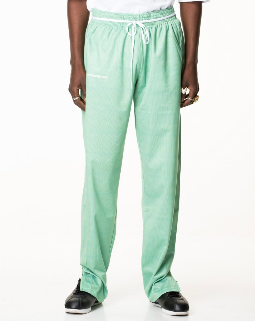 Kids of Broken Future Green pinstripe trackpants XL BNWT