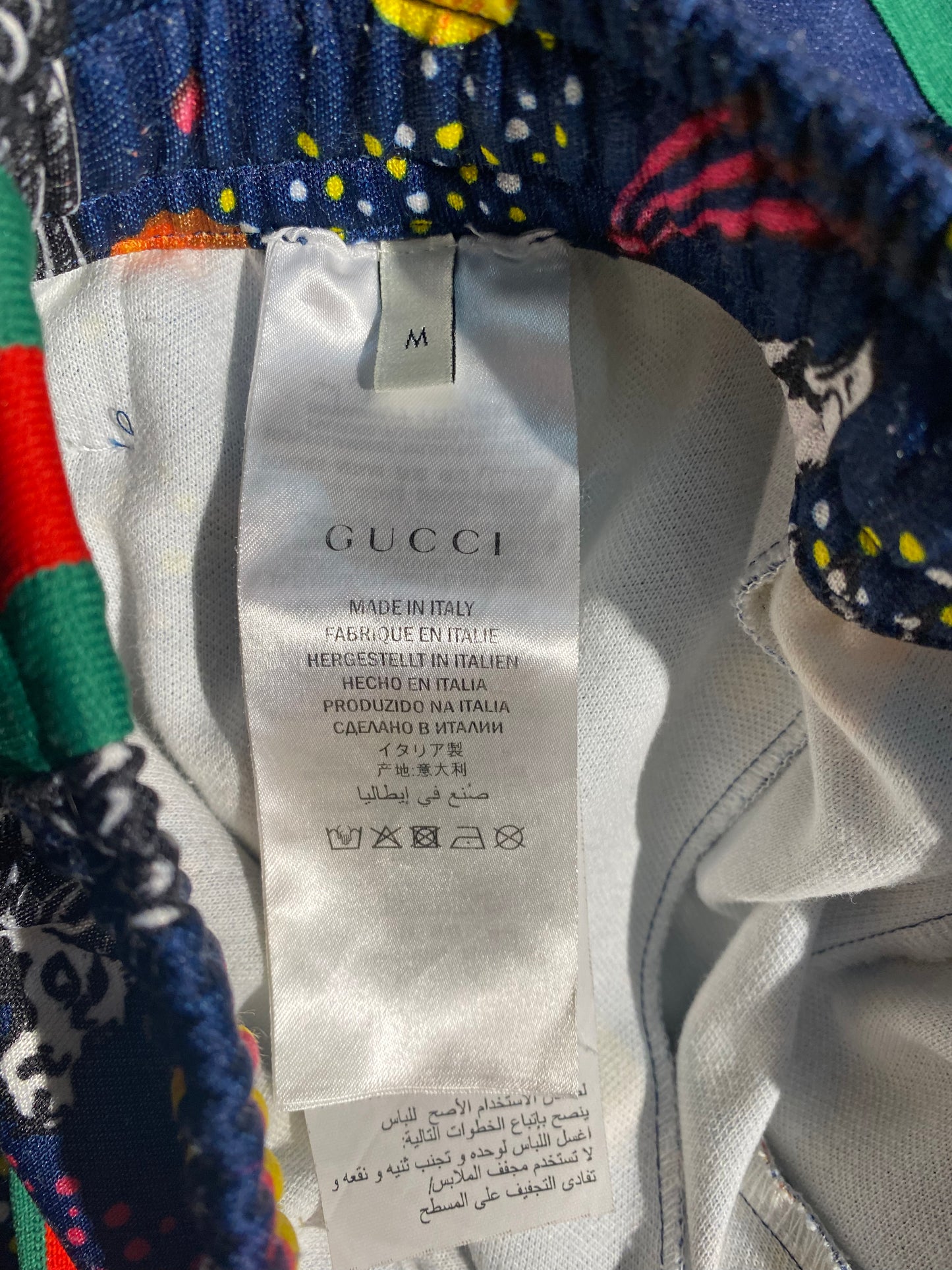 Gucci Space Animals blue trackpants in great condition sz M