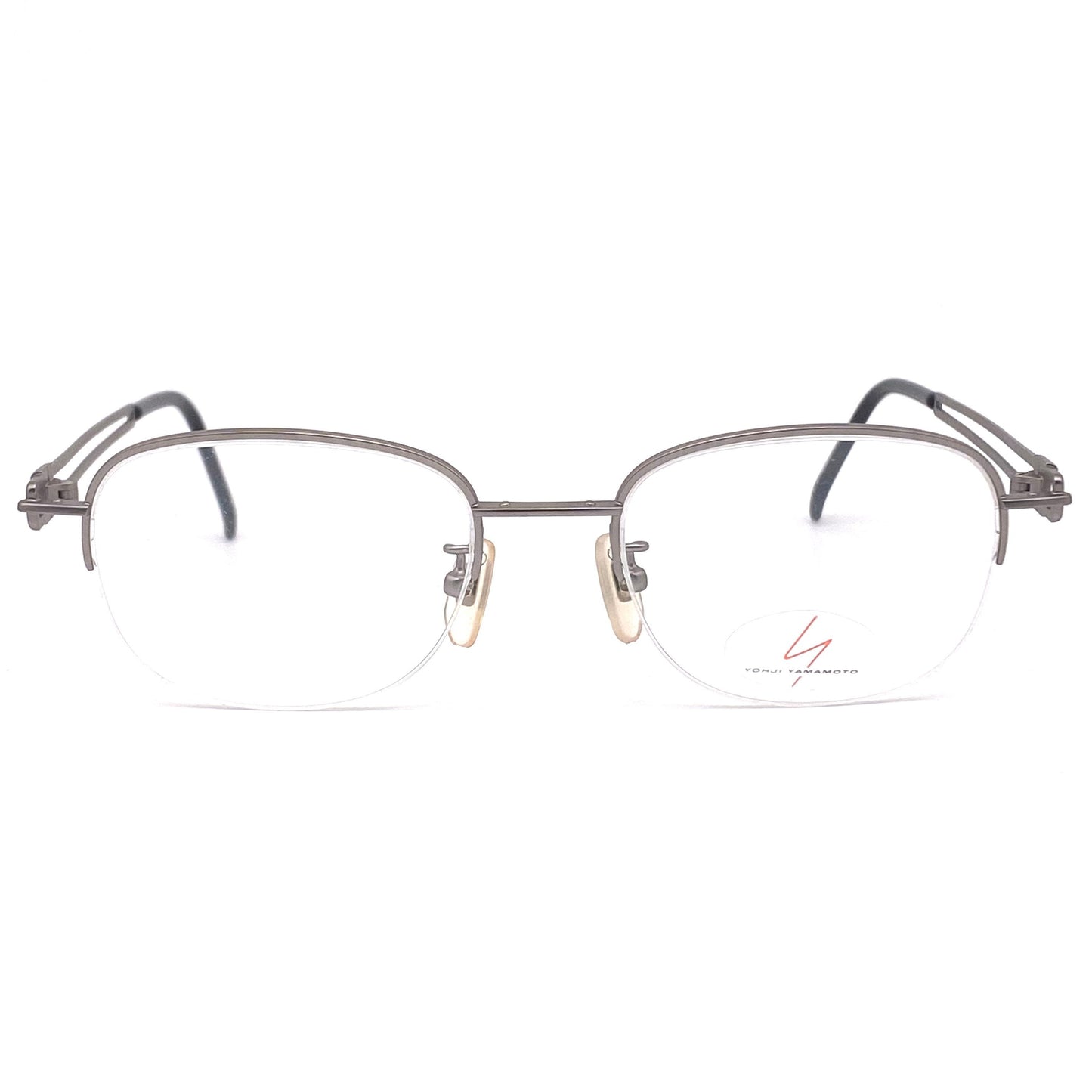 Yohji yamamoto 51-6110 avant Garde square half rimmed frames, NOS 90s