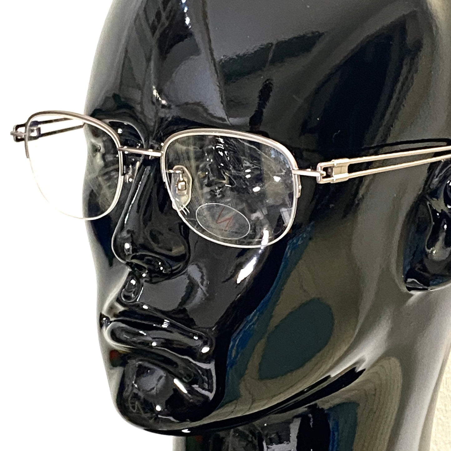 Yohji yamamoto 51-6110 avant Garde square half rimmed frames, NOS 90s