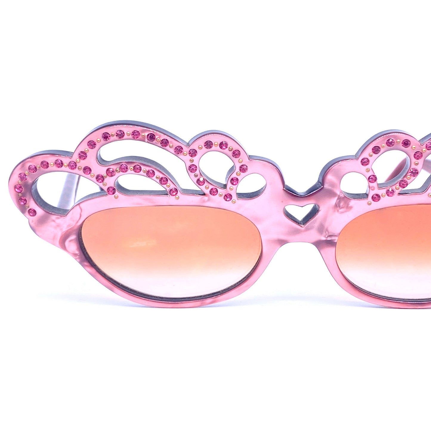 Jean Philippe rarest collectible butterfly cat eye sunglasses made in France, 70s NOS