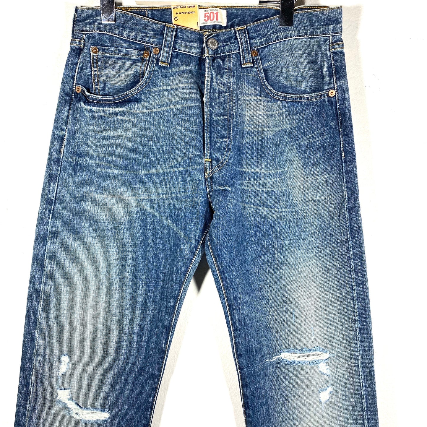 Levi’s 501 new old stock 90s stone wash used look, sizes available 31/34, 32/34
