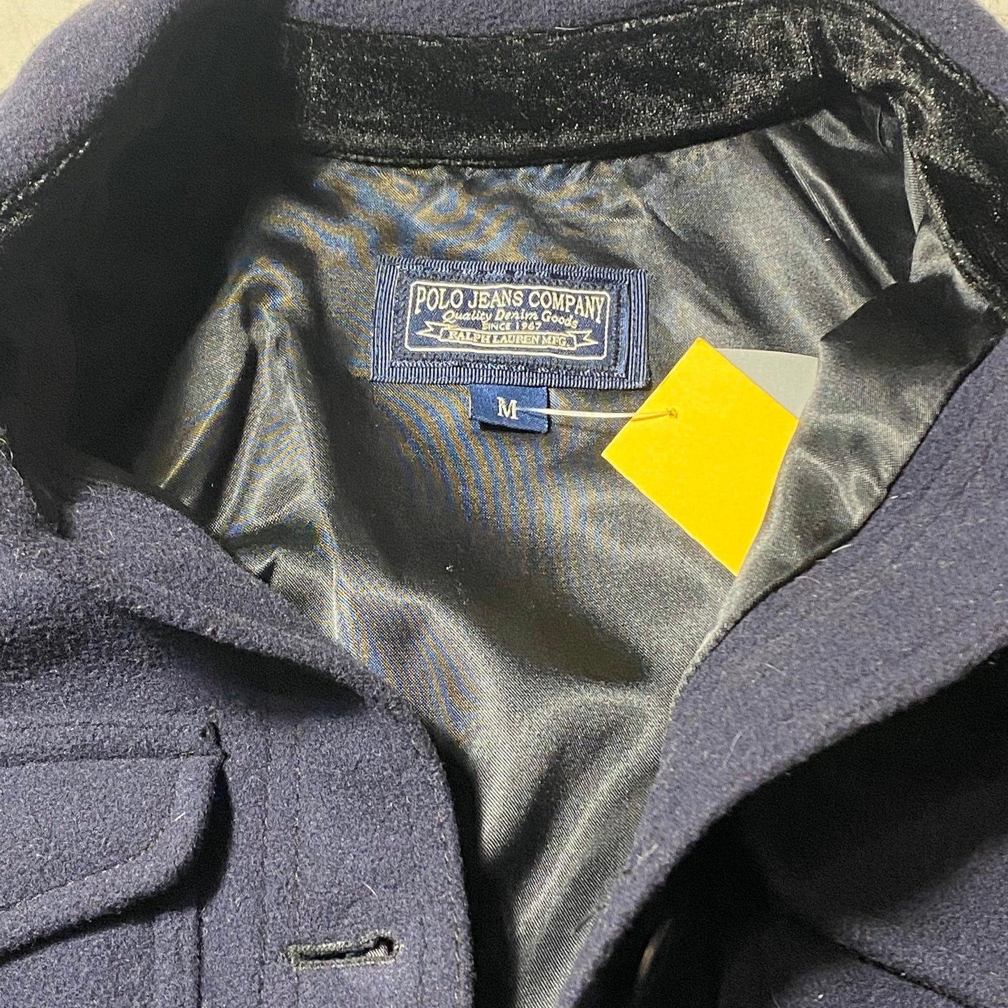 Polo Ralph Lauren navy wool jacket classic Harrington style sz S ladies, 90s mint condition