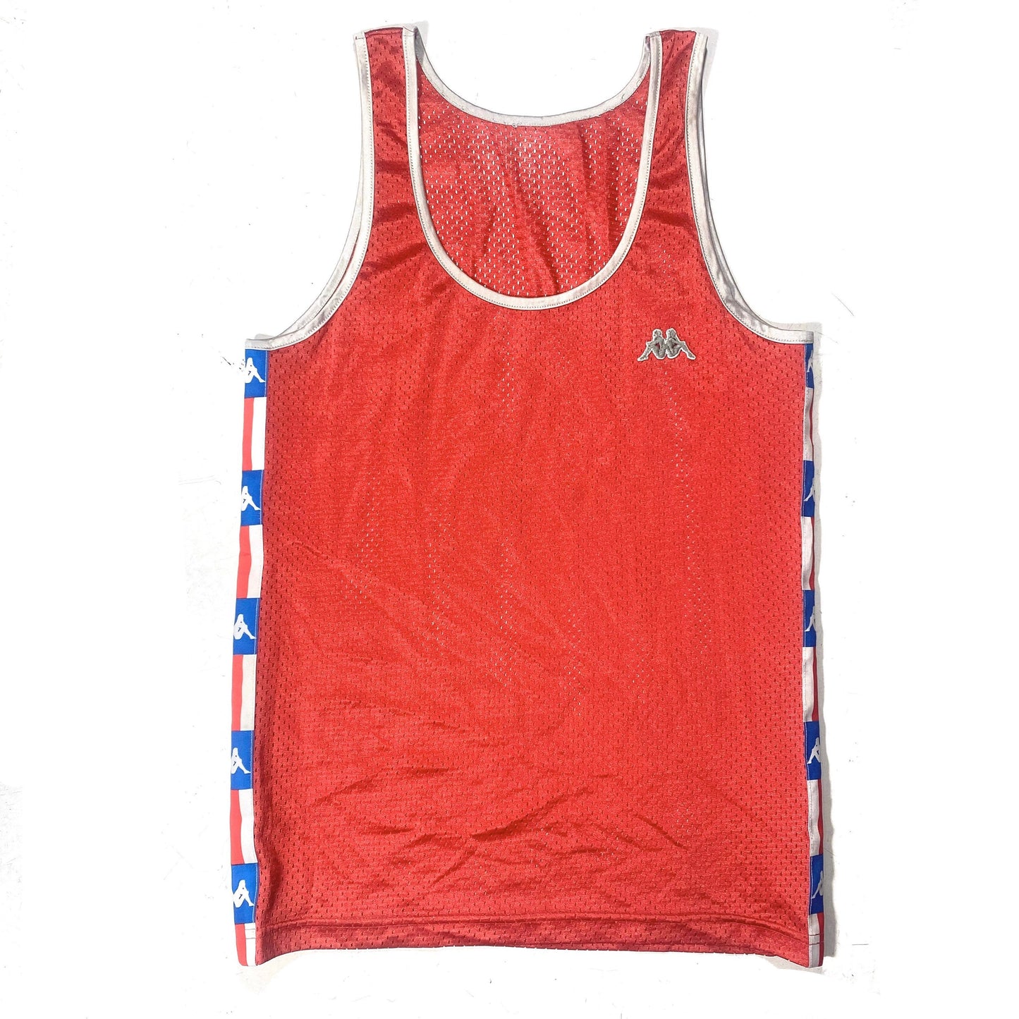 Kappa Sport US track & field 1980s iconic red running jersey, sz S mint condition