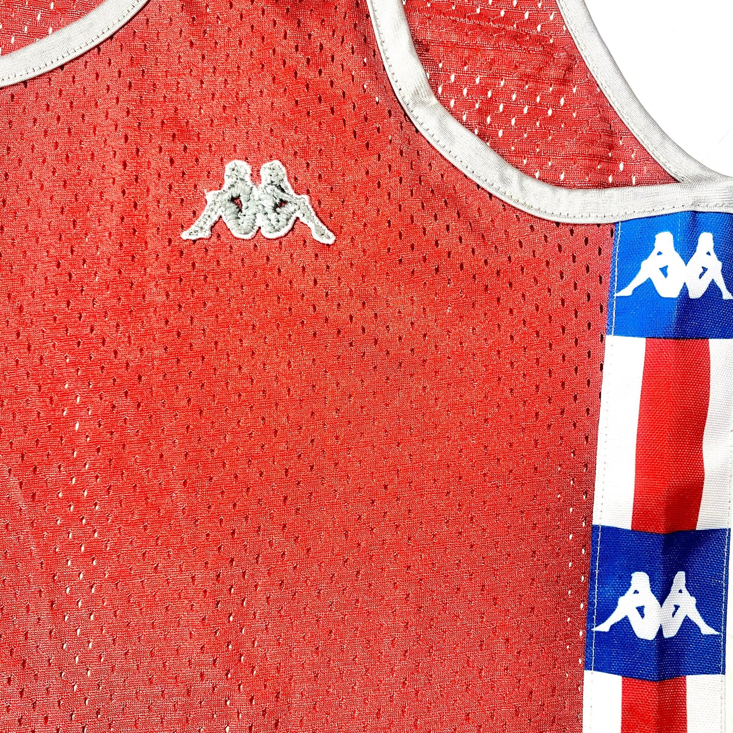 Kappa Sport US track & field 1980s iconic red running jersey, sz S mint condition
