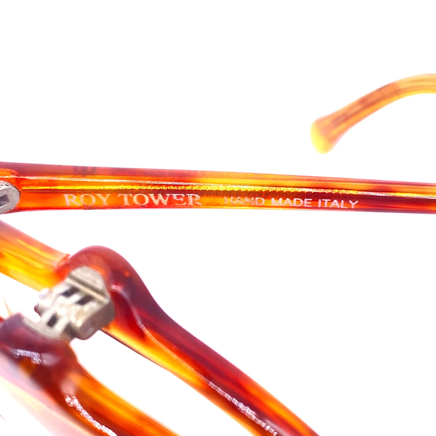 Roy Tower hip retro thick tortoise flip up sunglasses/eyeglasses frames made in Italy in the 80s.