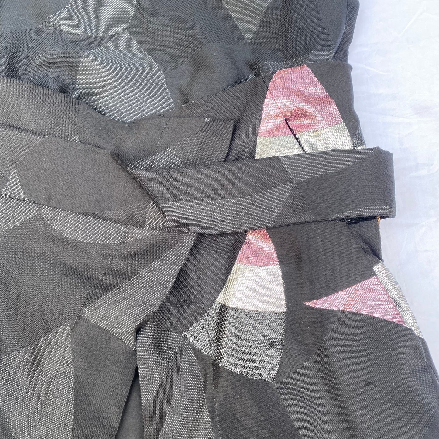 Jil Sander x Karla Otto NY tempesta bis black cotton jacquard dress