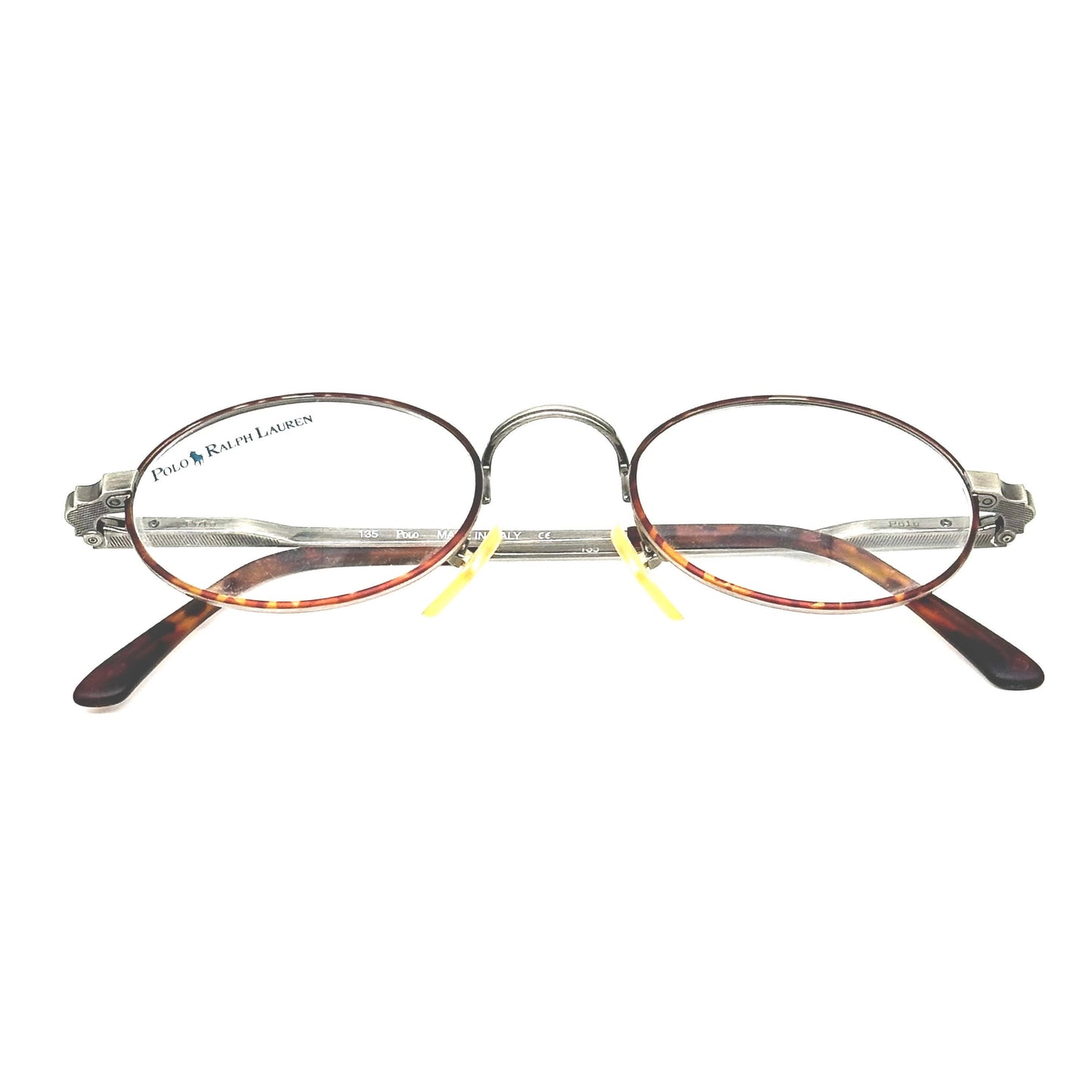 Ralph Lauren Polo Classic GS4 oval gunmetal frame with tortoise details, NoS 80s