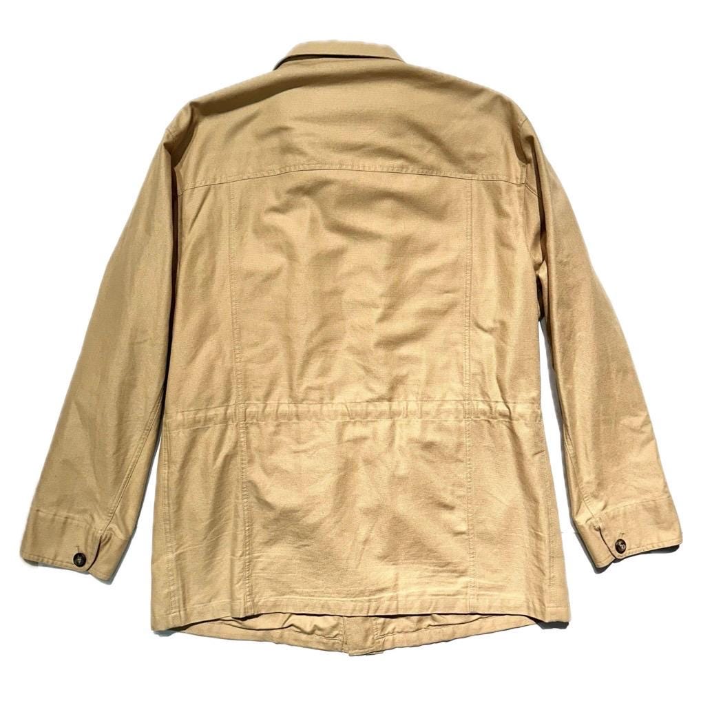 Aquascutum khaki cotton saharan field jacket new and unworn without tags size XXL