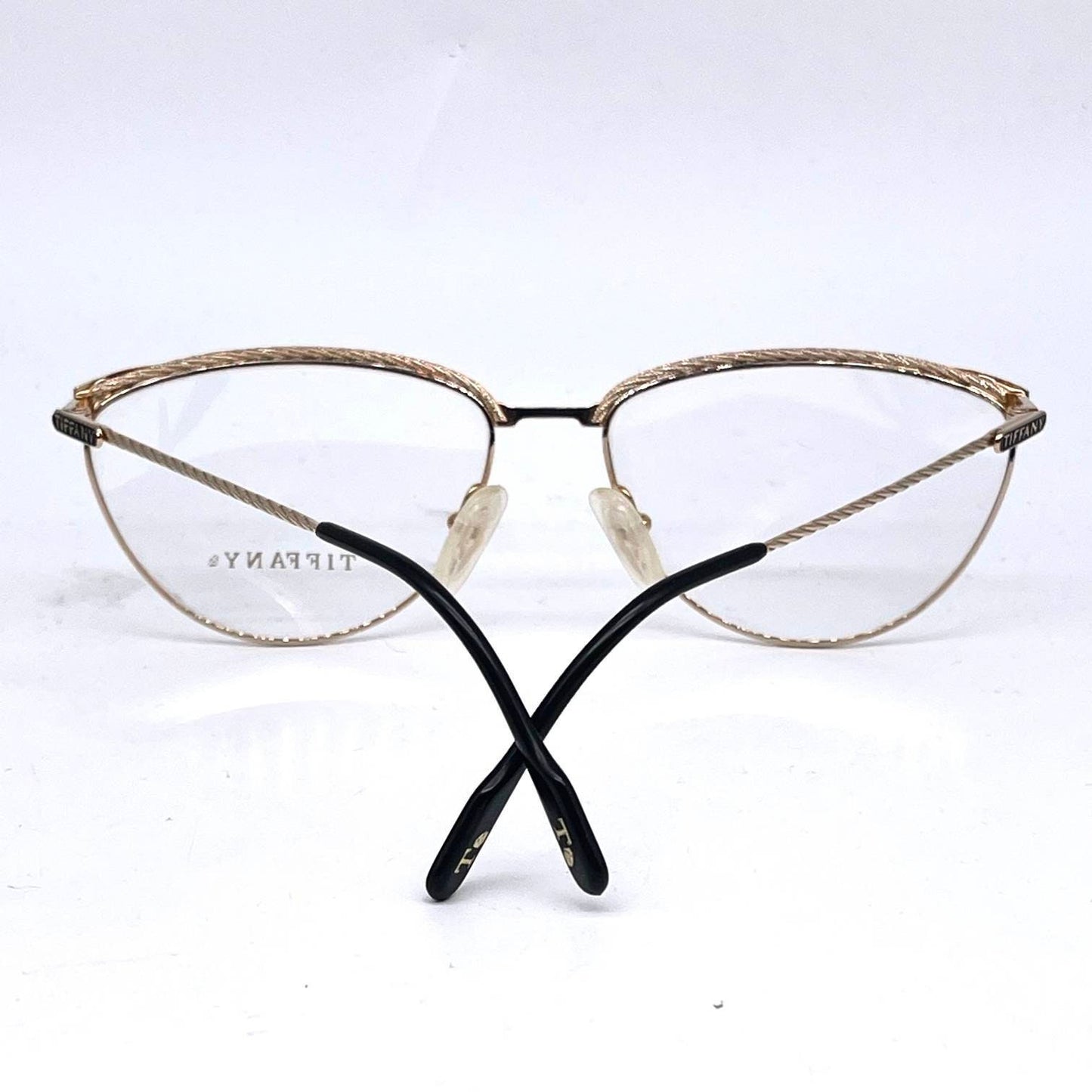 Tiffanys T47 real 23K Gold Plated cateye rope  vintage glasses, Brand new