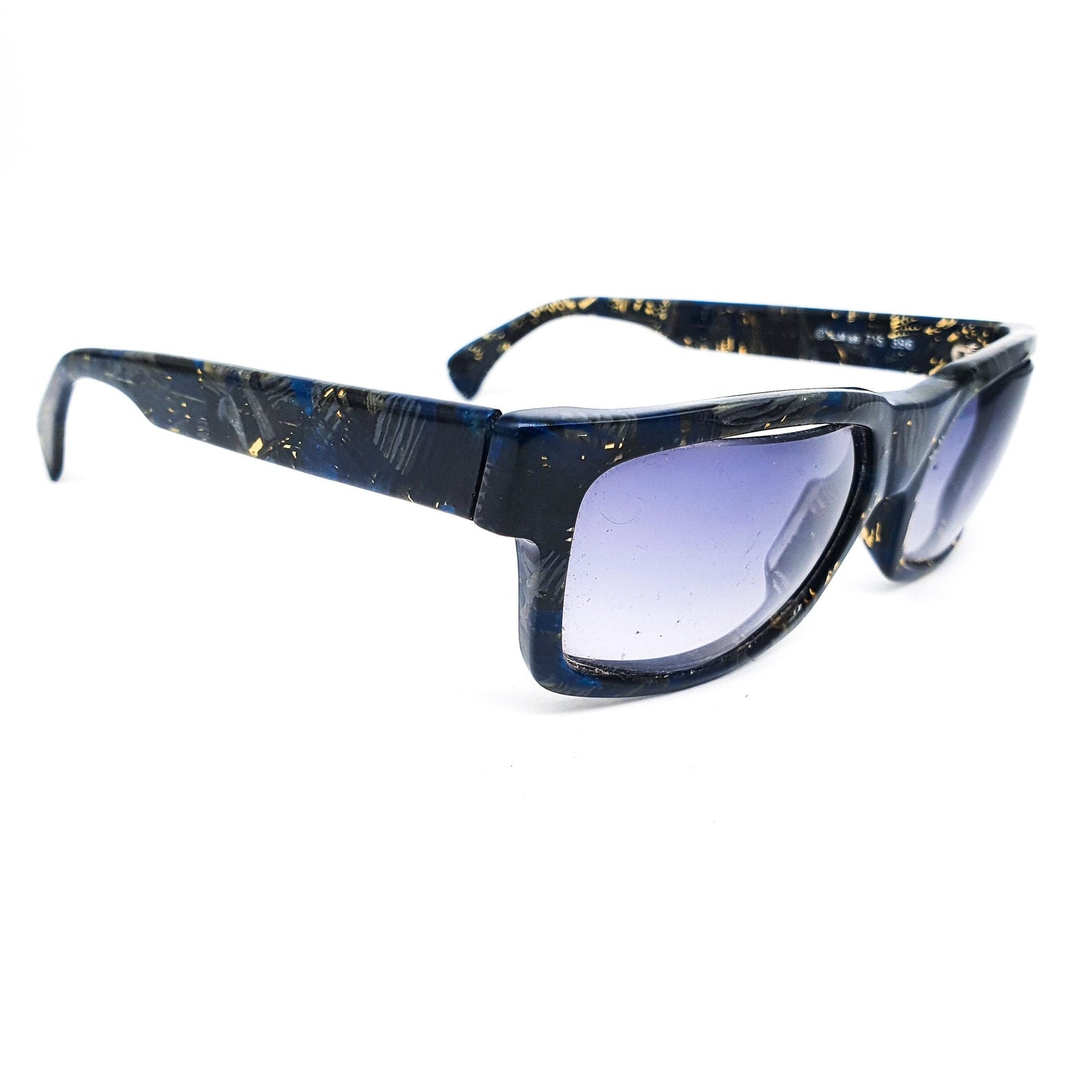 Alain Mikli 715 396 square acetate sunglasses, 90s NOS handmade in France