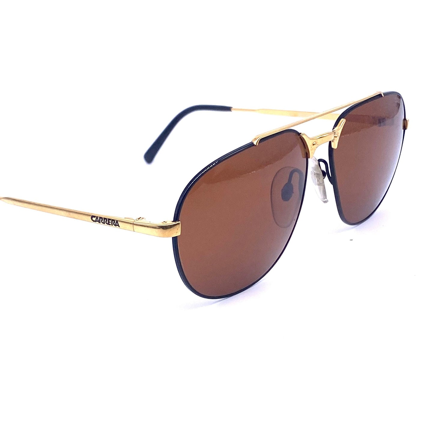 Carrera 5469 luxury aviator sunglasses, gold with black ena