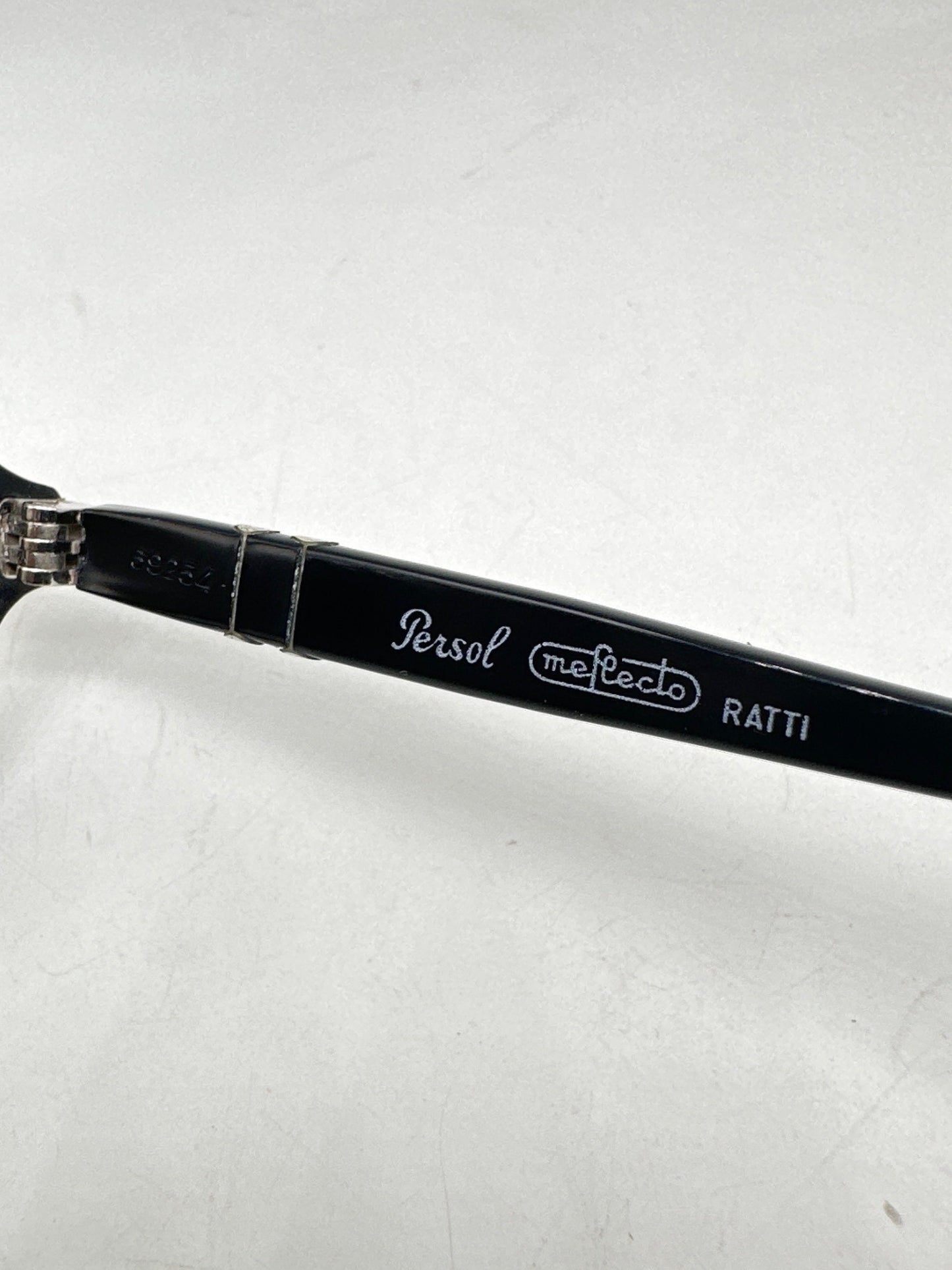 Persol Ratti black round keyhole frames hand made in Italy 1960s