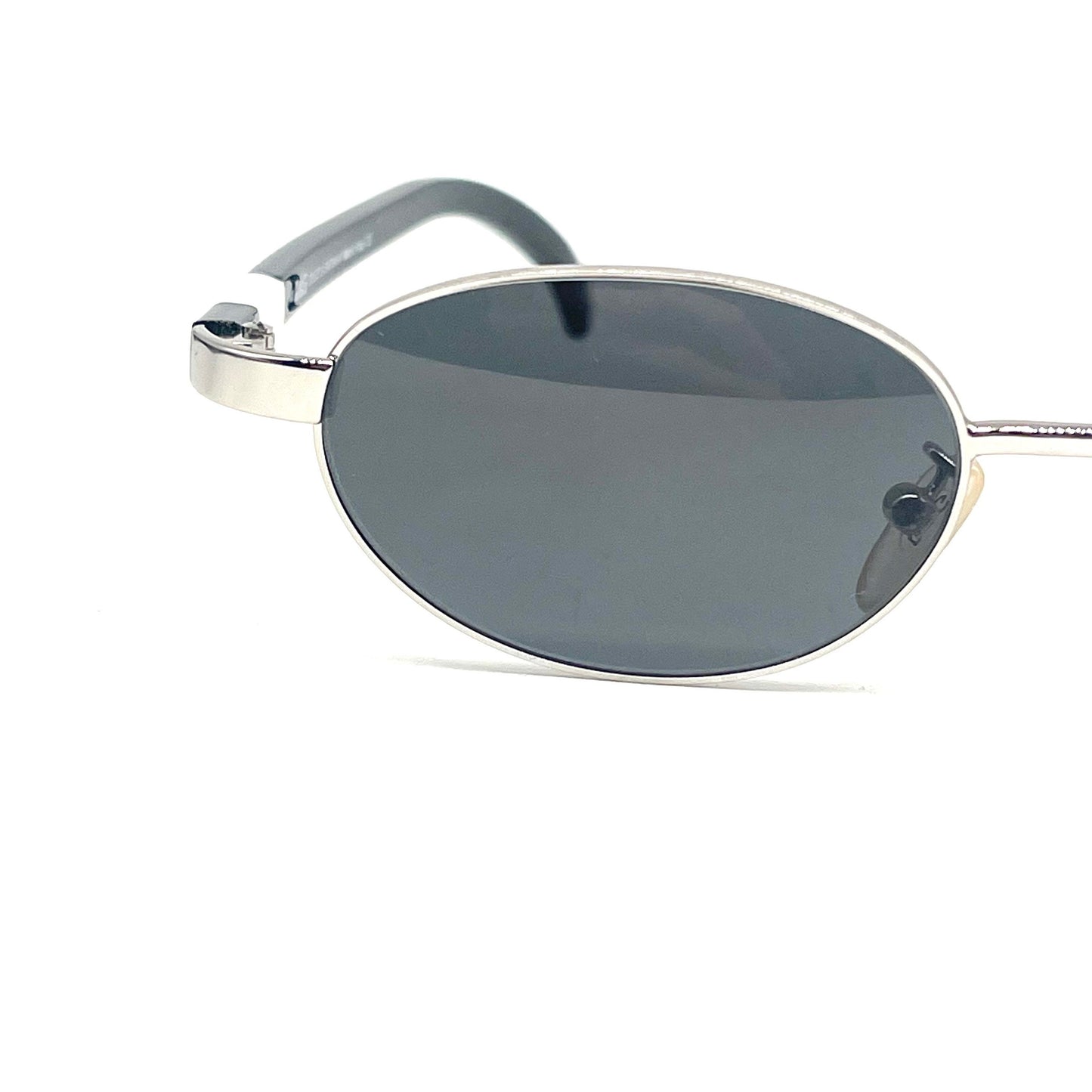 D&G 2033 332/753 oval translucent black acetate sunglasses made in Italy, 90s NOS