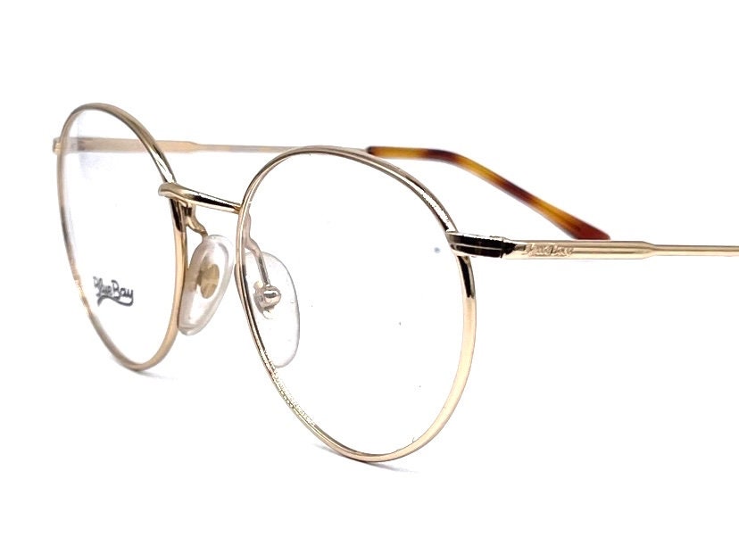 Blue Bay Classic Occhiali vintage tondi con aste tartarugate misura classica